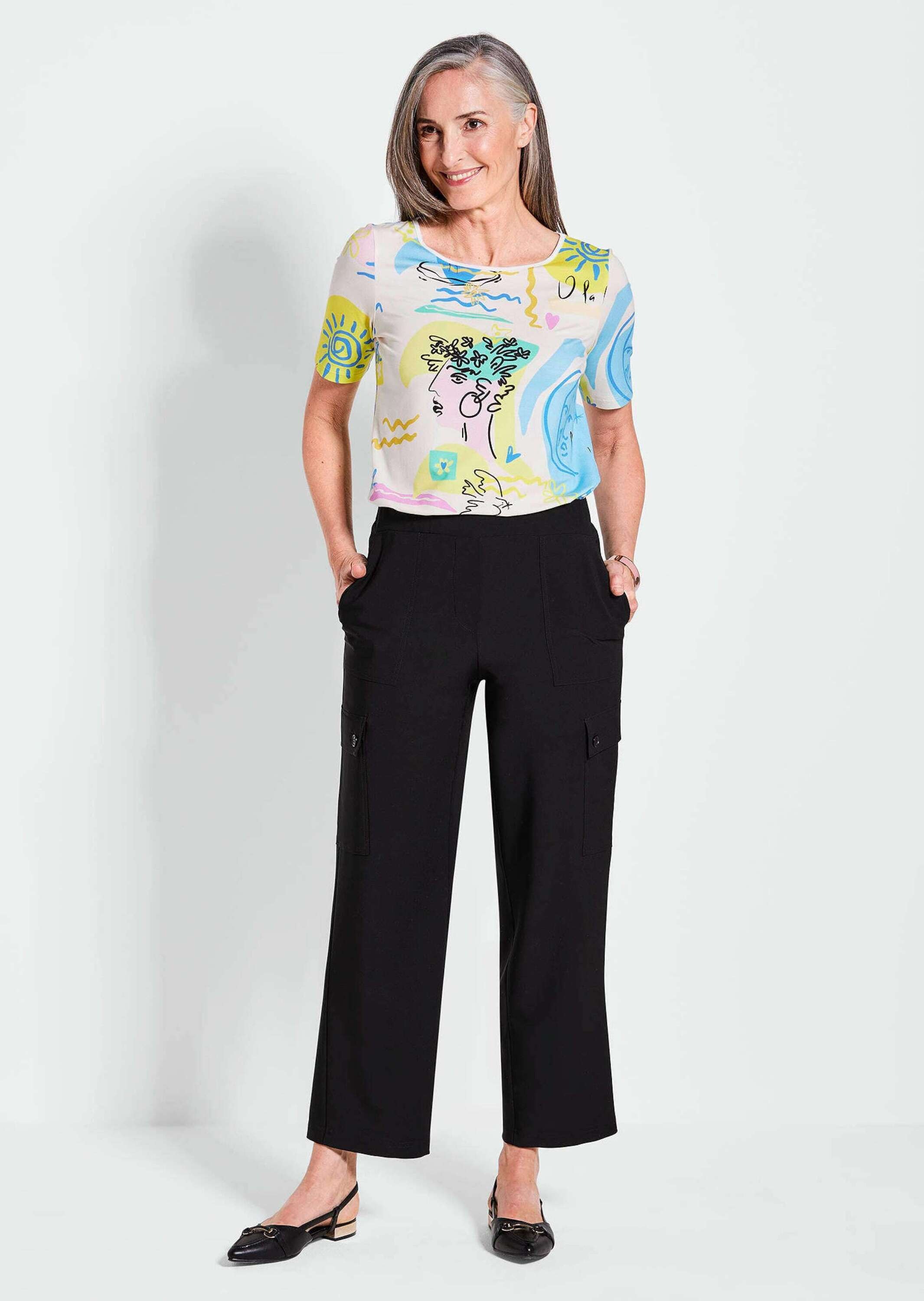 GOLDNER Stoffhose "Kurzgröße Bequeme Hose VERA mit sportlichem Look" günstig online kaufen