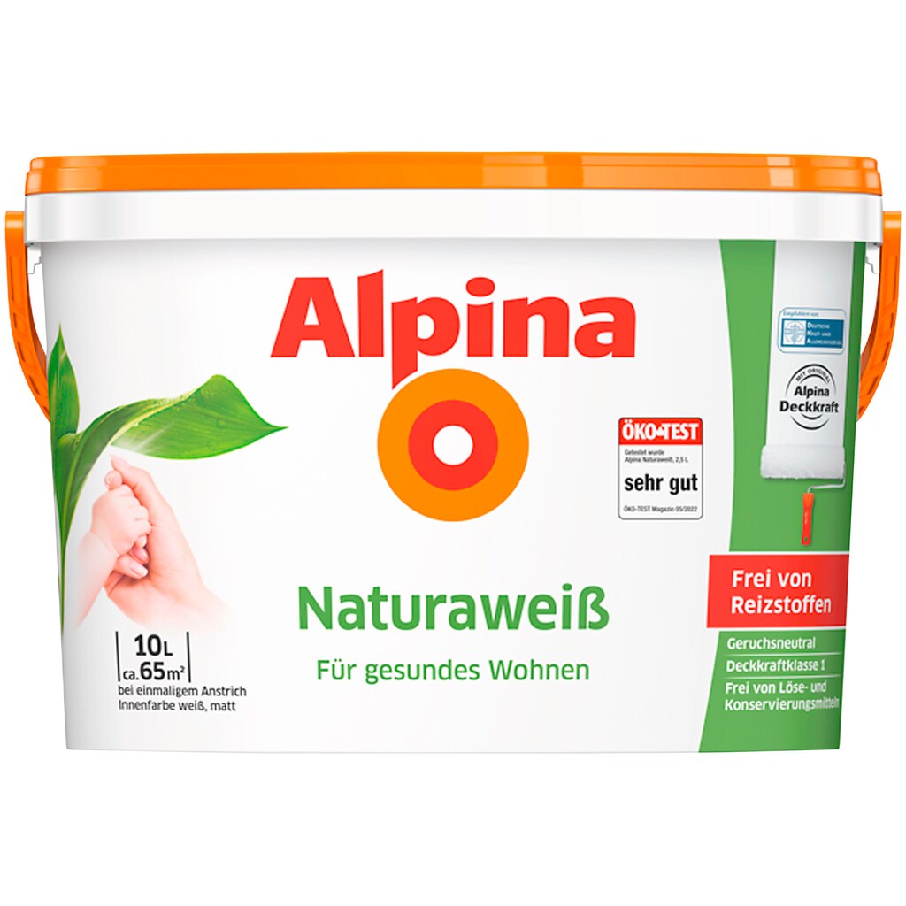 Alpina Wand- und Deckenfarbe »Naturaweiß«