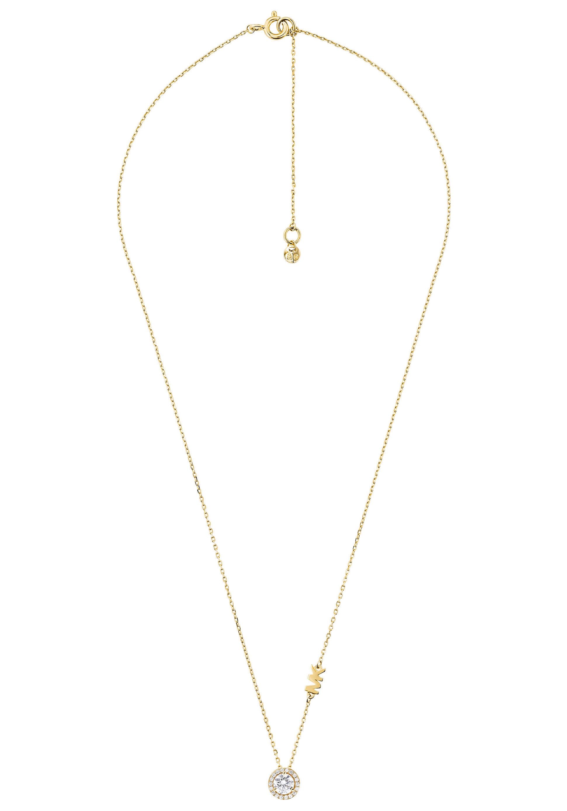 MICHAEL KORS Kette mit Anhänger »PREMIUM, MKC1208AN710«, mit Zirkonia (synth.)