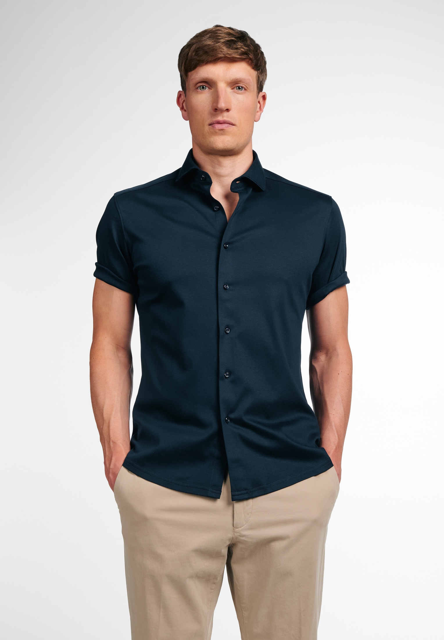 Eterna Kurzarmhemd "SLIM FIT" günstig online kaufen