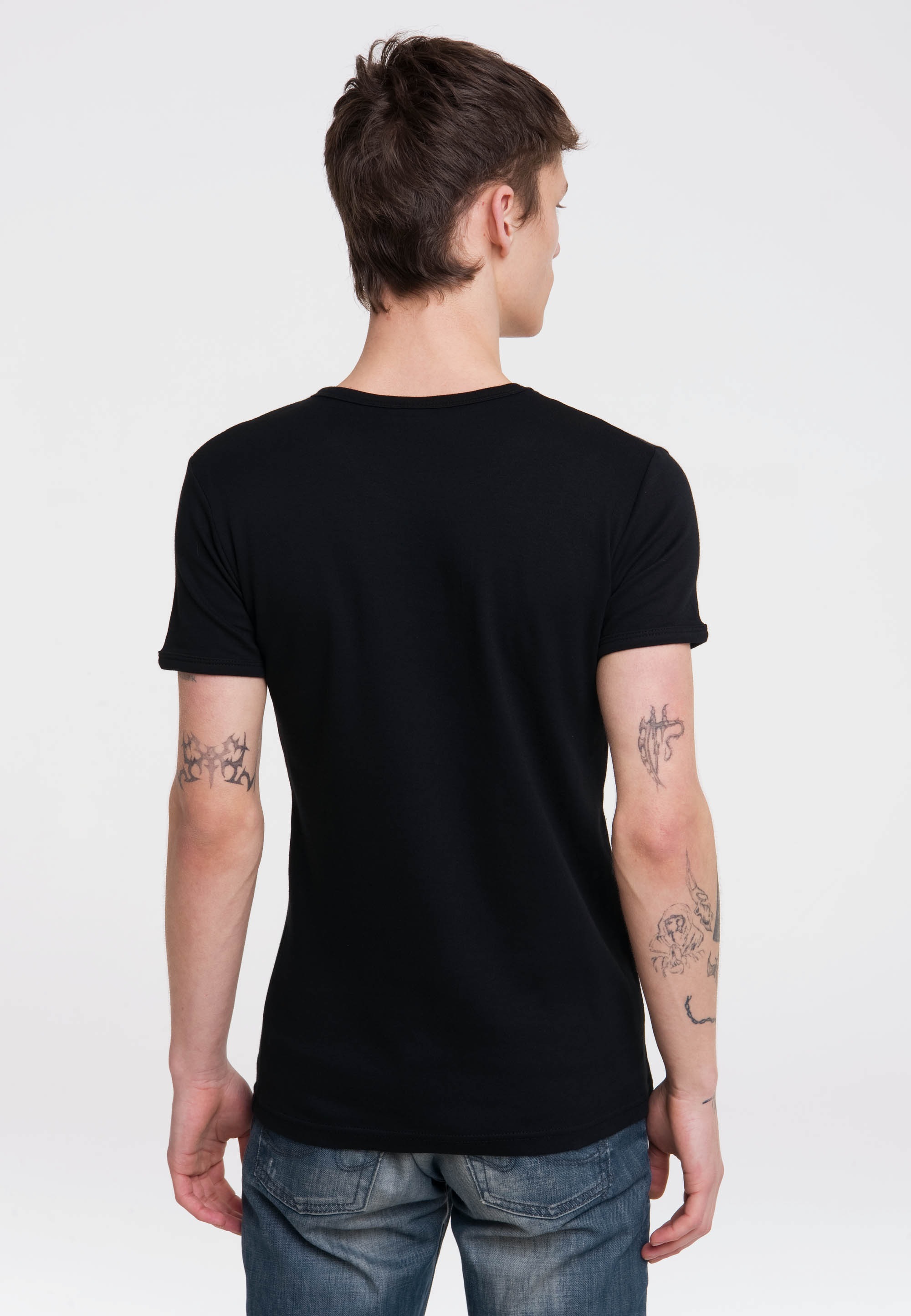LOGOSHIRT T-Shirt für ▷ mit Retro-Print BAUR | »Batman«, lässigem