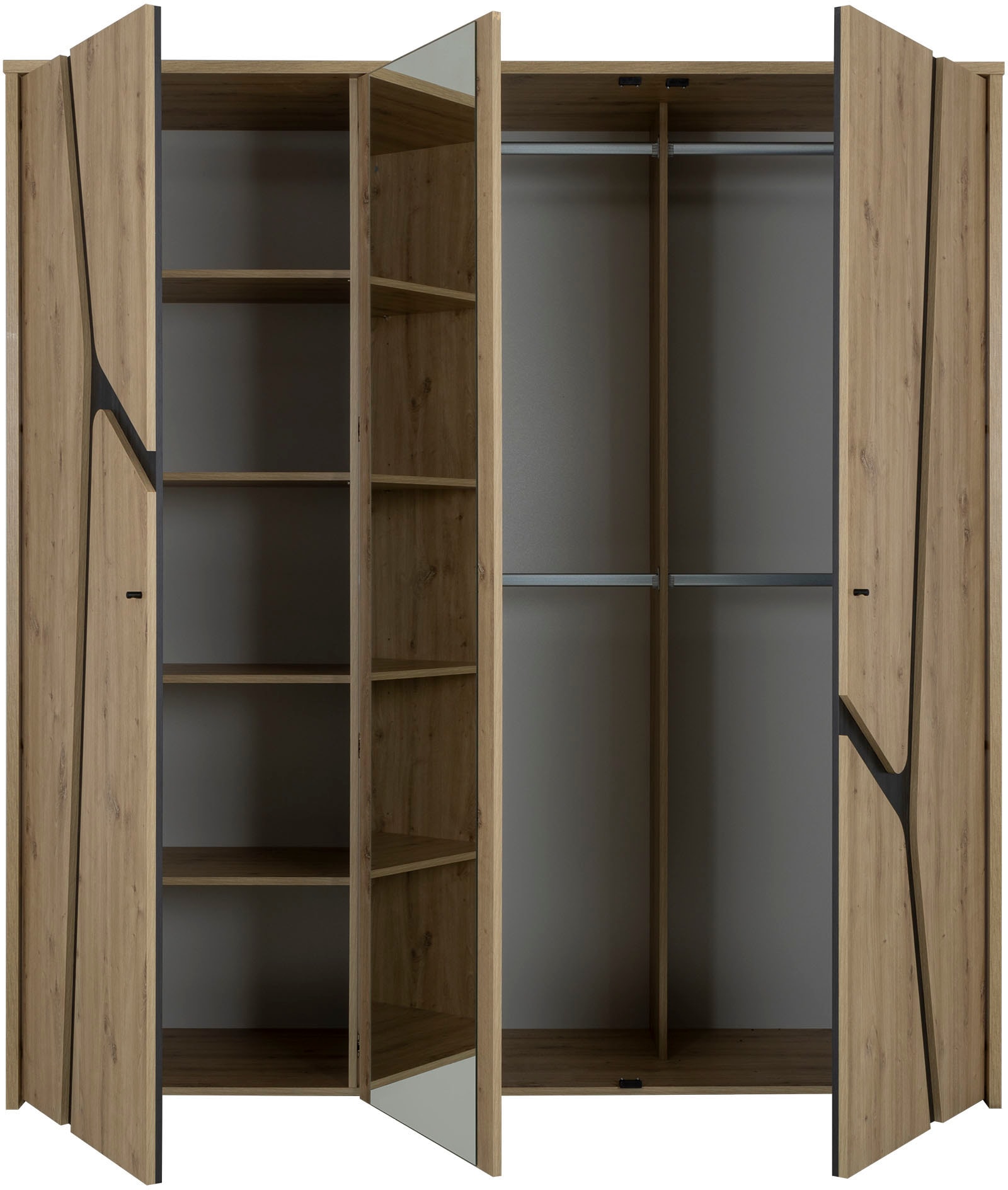 Gami Drehtürenschrank, Ein großer Stauraum, eine qualitativ hochwertige Ausführung.