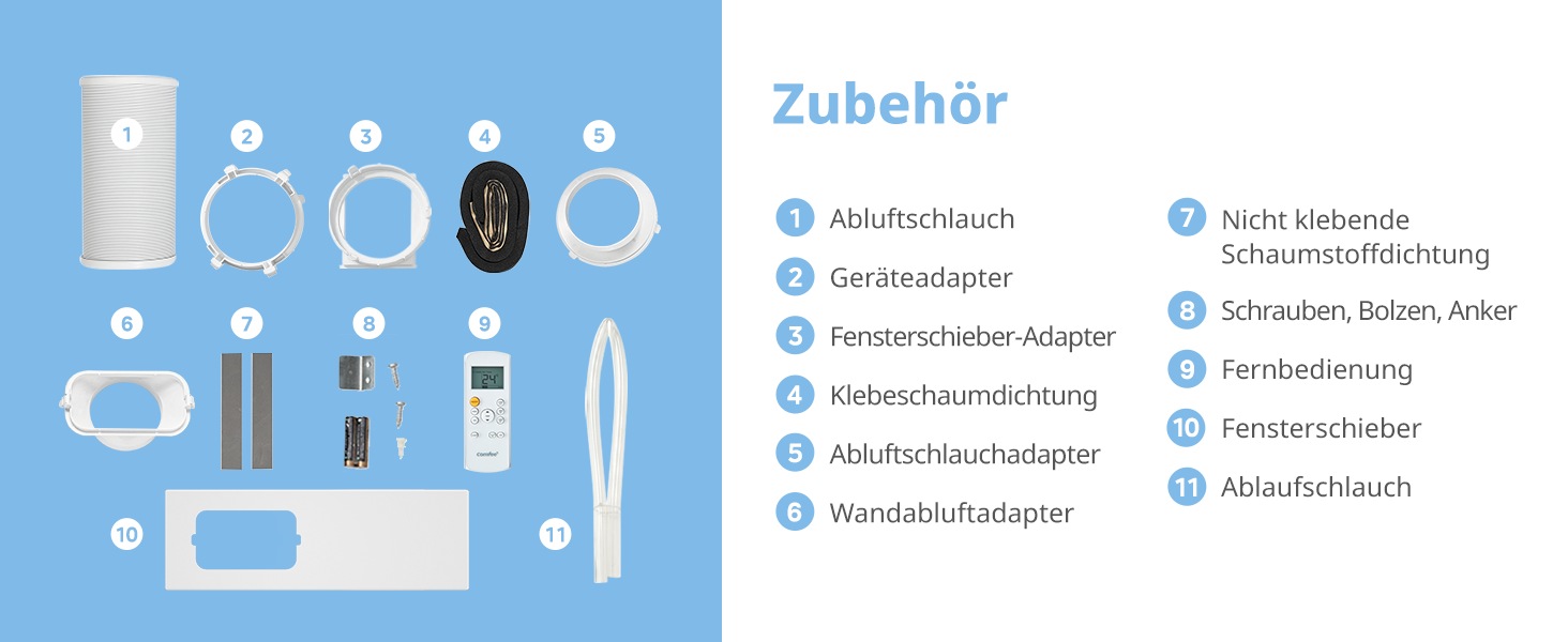 comfee 4-in-1-Klimagerät »»Easy Cool 7000««, für bis zu 25 m²