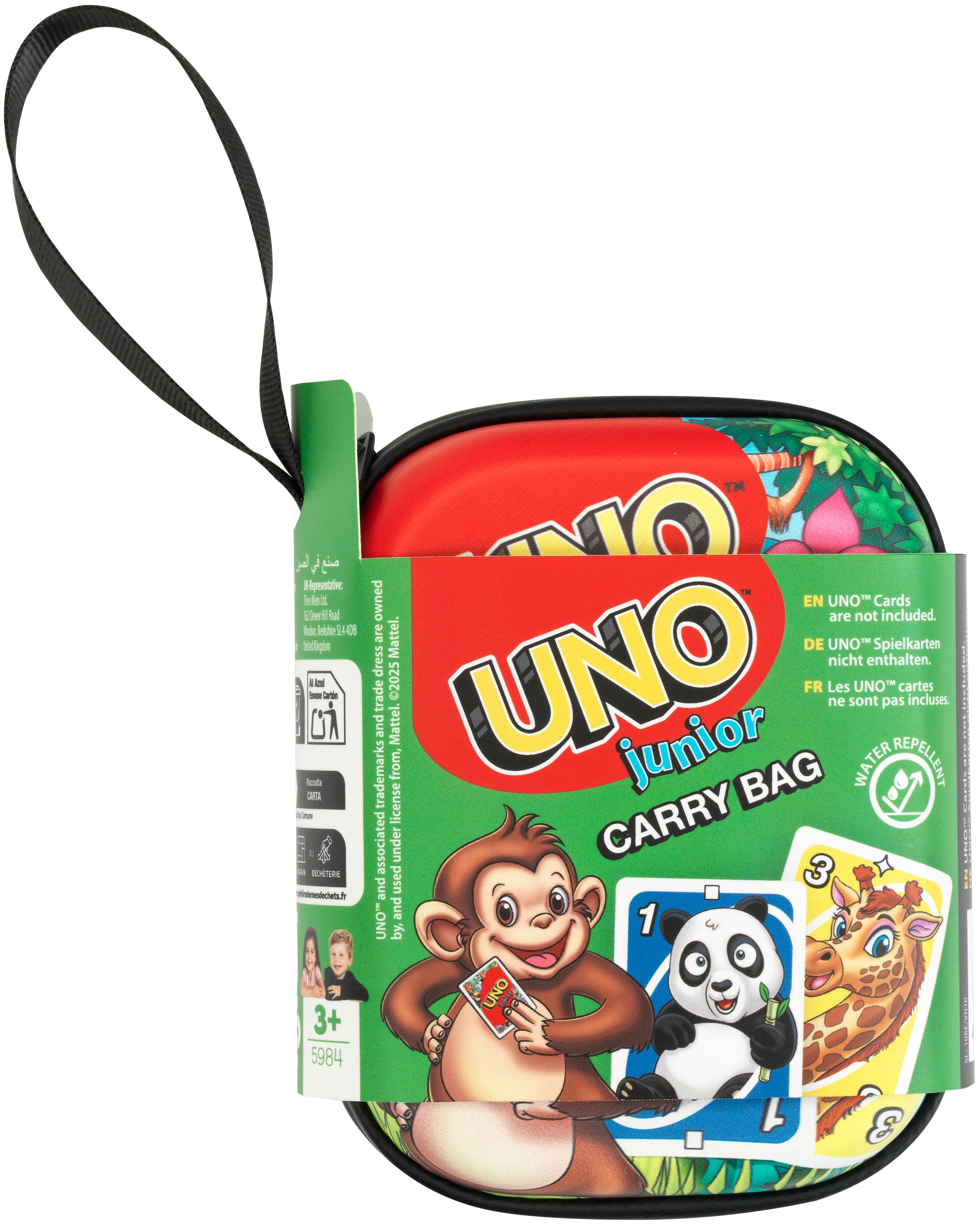Klein Tragetasche »UNO JUNIOR« Aufbewahrungstasche für UNO JUNIOR Spielkarten und Anleitung