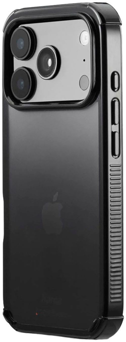 Hama Smartphone-Hülle »Handyhülle stoßfest für Apple iPhone 17 Pro 18 Pro Schwarz« D3O-Technologie, Kratzschutz, Fallschutz bis 3,5 m, stoßfeste Ecken