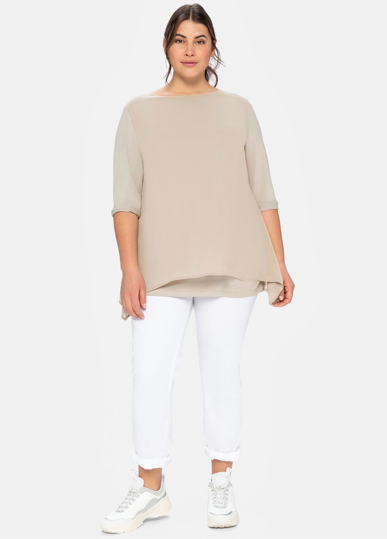 Sheego Blusenshirt "Blusenshirt", (1 tlg.) günstig online kaufen