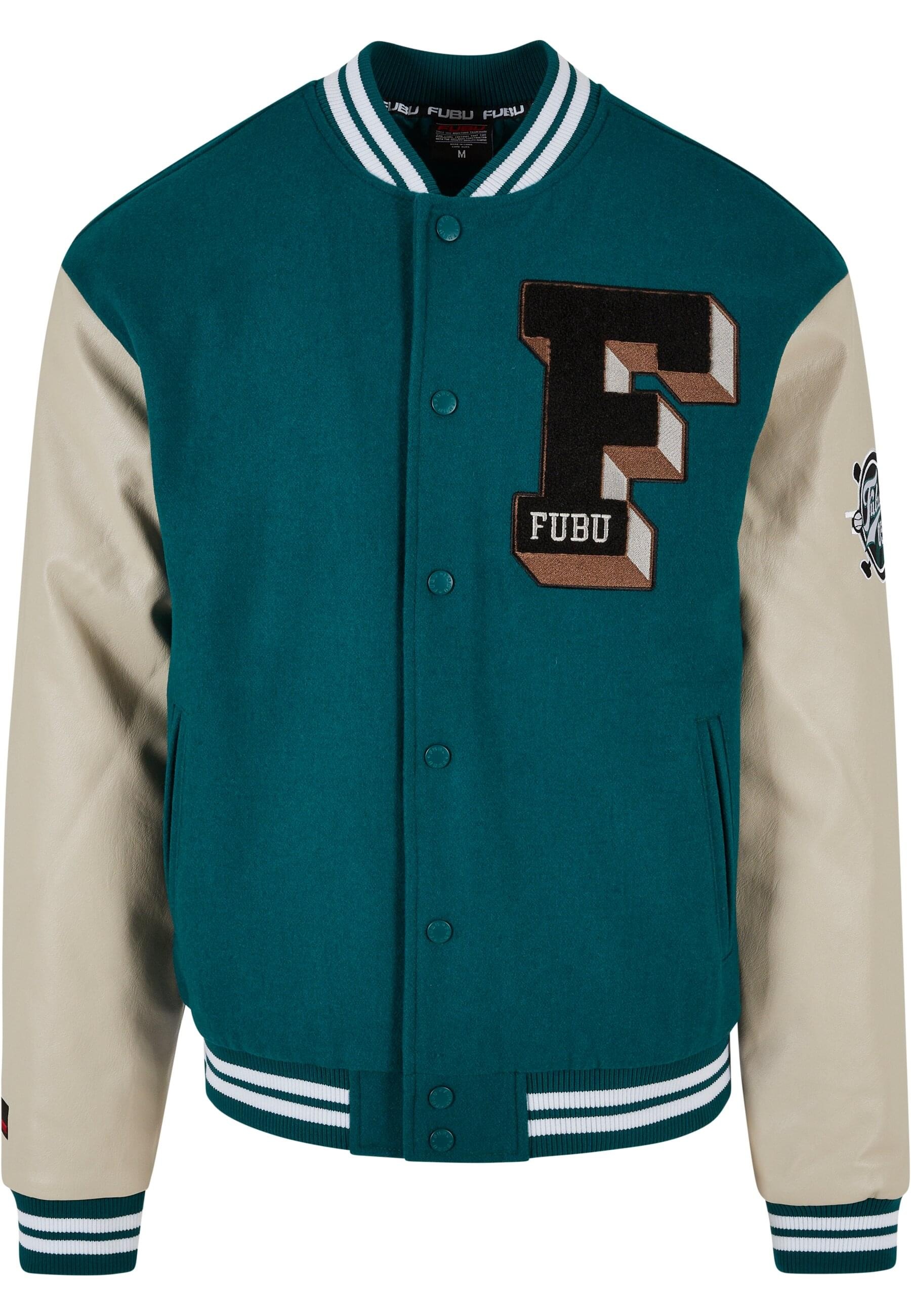 Fubu Bomberjacke "Fubu Herren FM233-009-2 FUBU College Varsity Jacket", (1 St.), ohne Kapuze