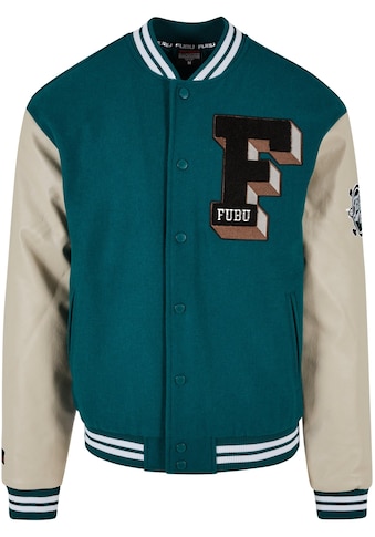 Bomberjacke »Fubu Herren FM233-009-2 FUBU College Varsity Jacket«, (1 St.), ohne Kapuze