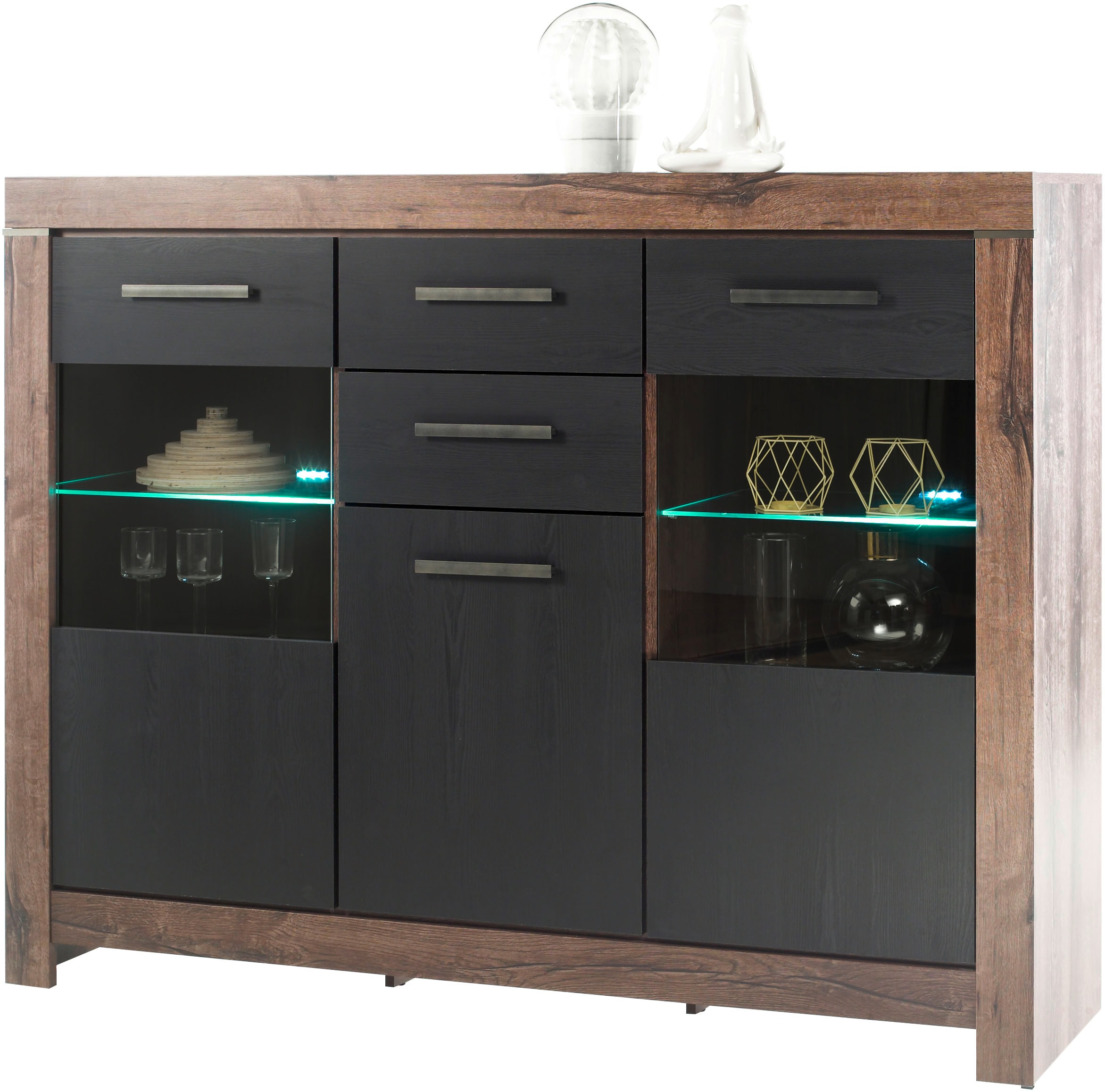 HBZ Highboard "Balin mit LED-Beleuchtung, BxHxT 160x125x45 cm" 1 Stk. tlg. günstig online kaufen