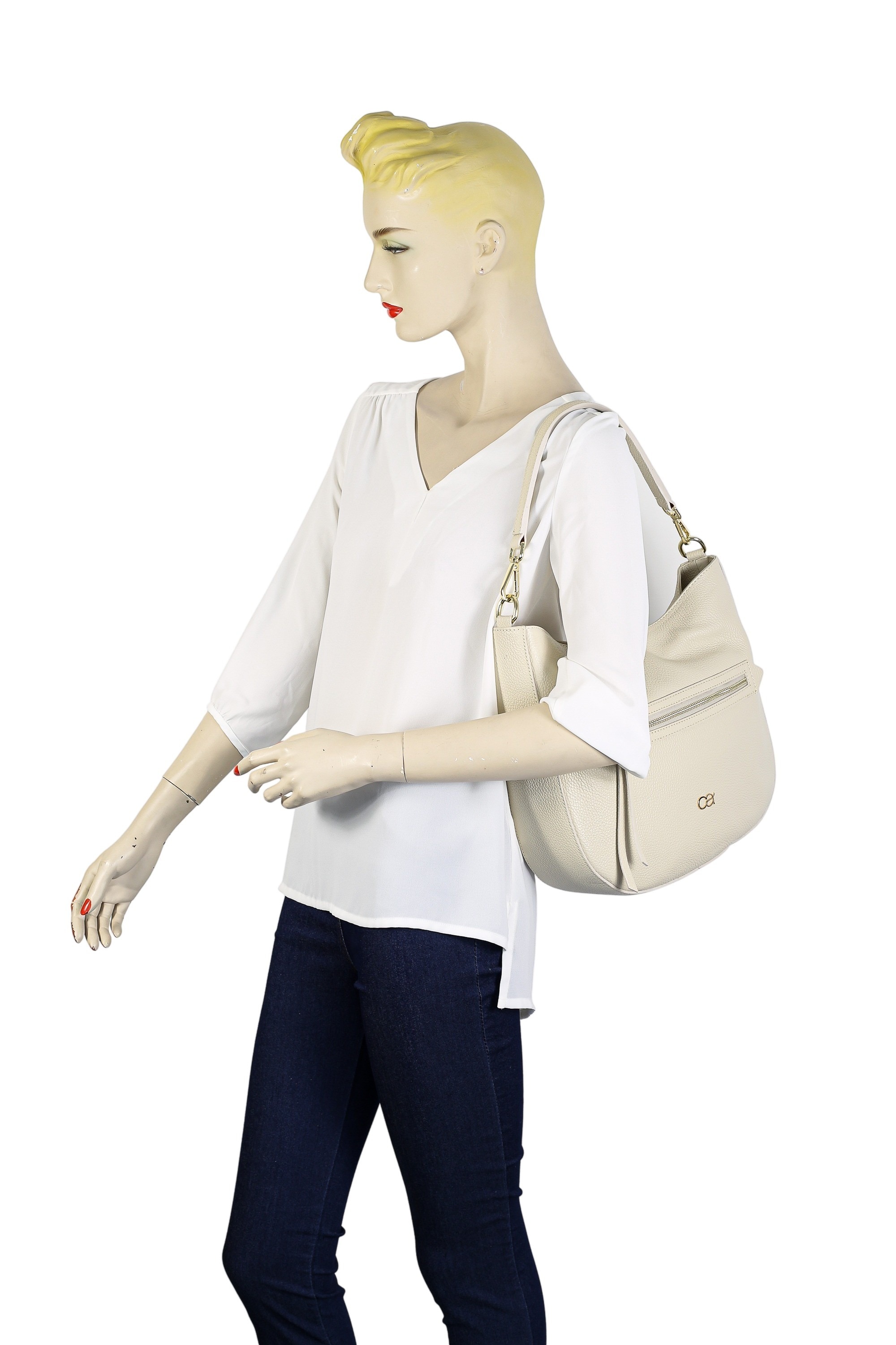 COLLEZIONE ALESSANDRO Schultertasche "Summer" aus italienischem Leder günstig online kaufen
