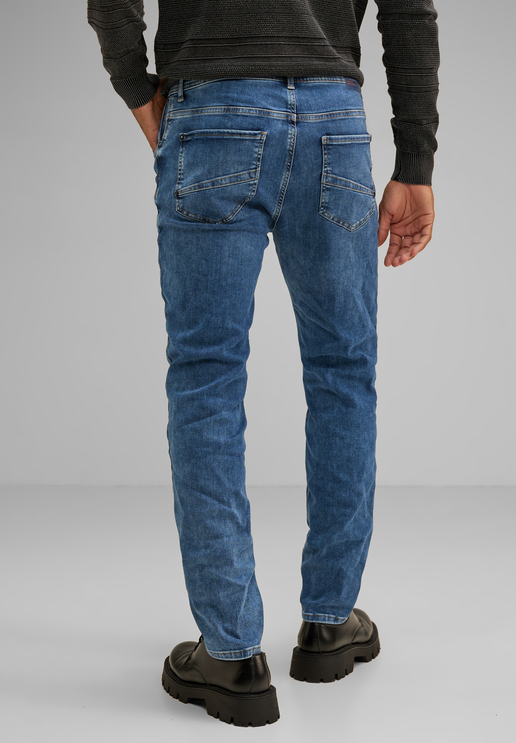 STREET ONE MEN Regular-fit-Jeans, 5-Pocket-Style