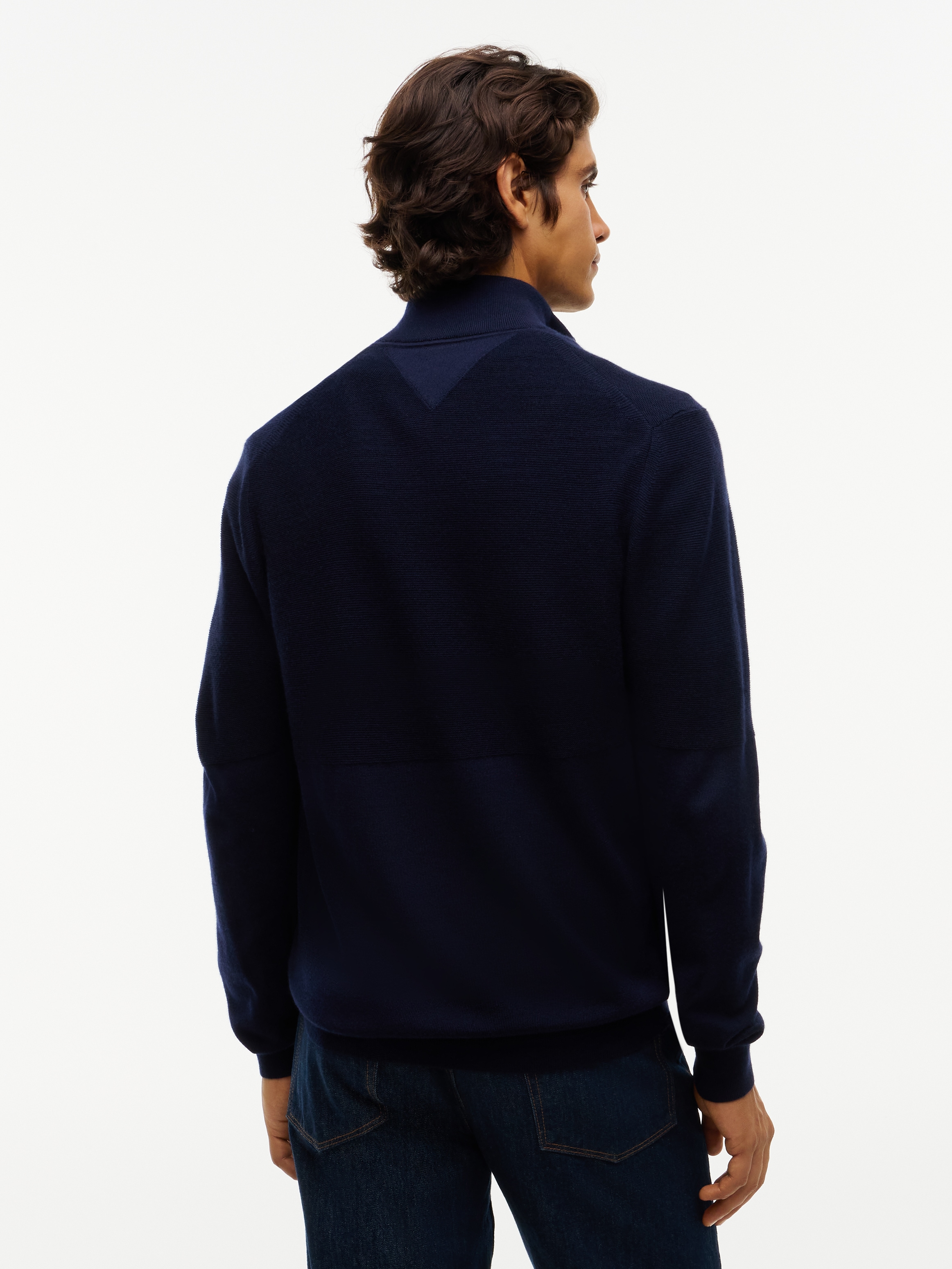 Tommy Hilfiger Stehkragenpullover »NY PERFORMANCE MOCK NECK« Stehkragen mit Reißverschluss
