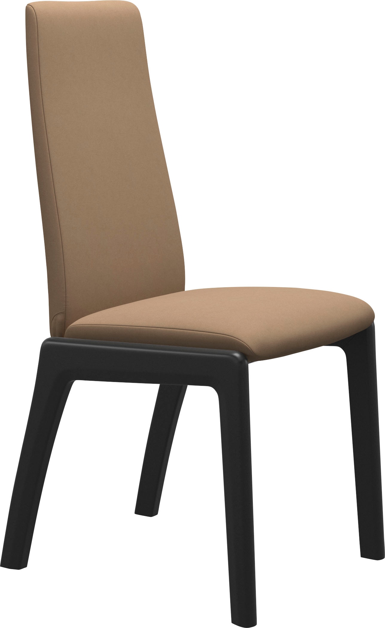 Stressless® Polsterstuhl »Laurel«, Microfaser DINAMICA, Low Back, Größe L, mit abgerundeten Beinen in Schwarz
