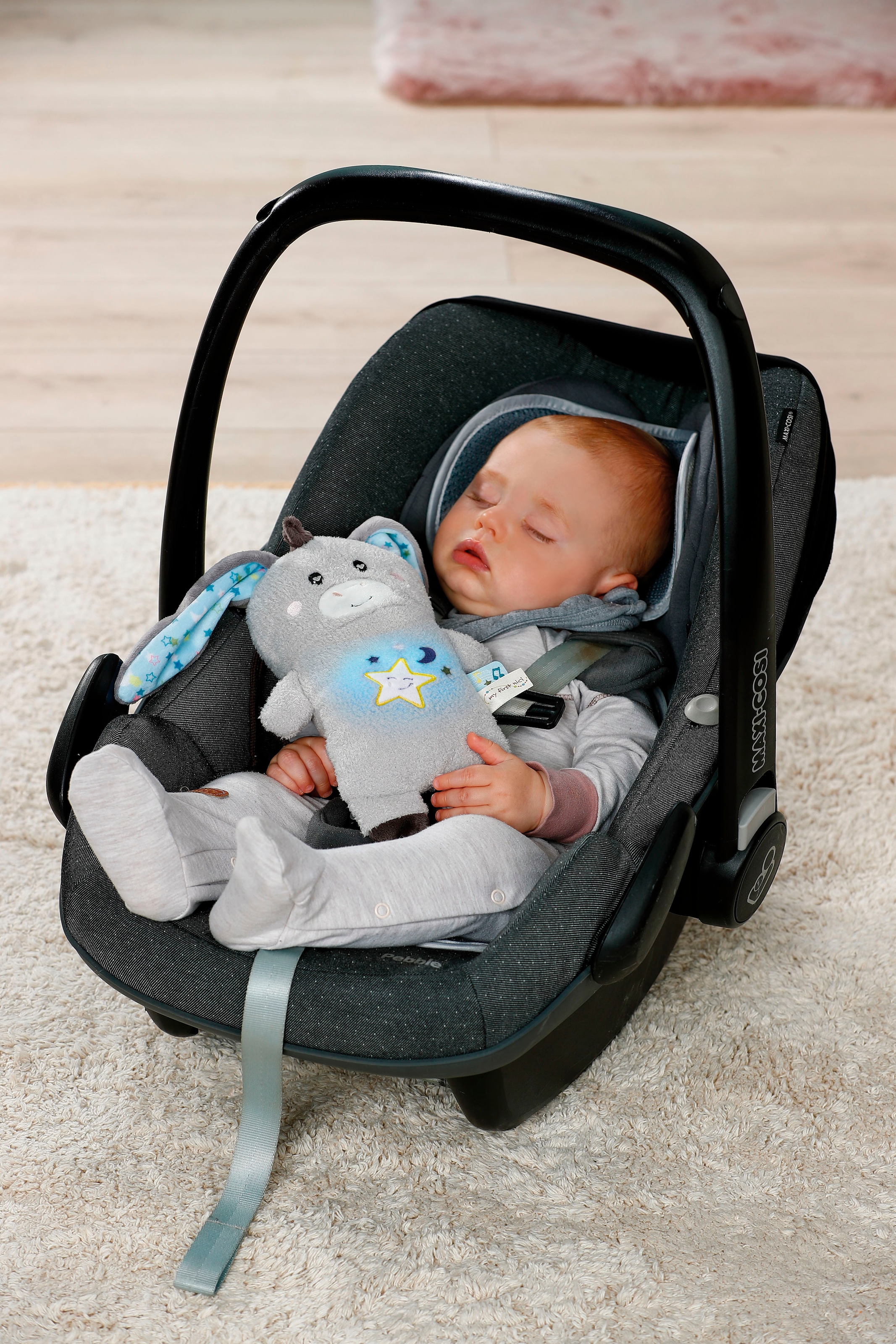 Nici Kuscheltier »My First NICI, Esel Littledoo 25 cm«, Baby Einschlafhilfe; mit Licht und Sound