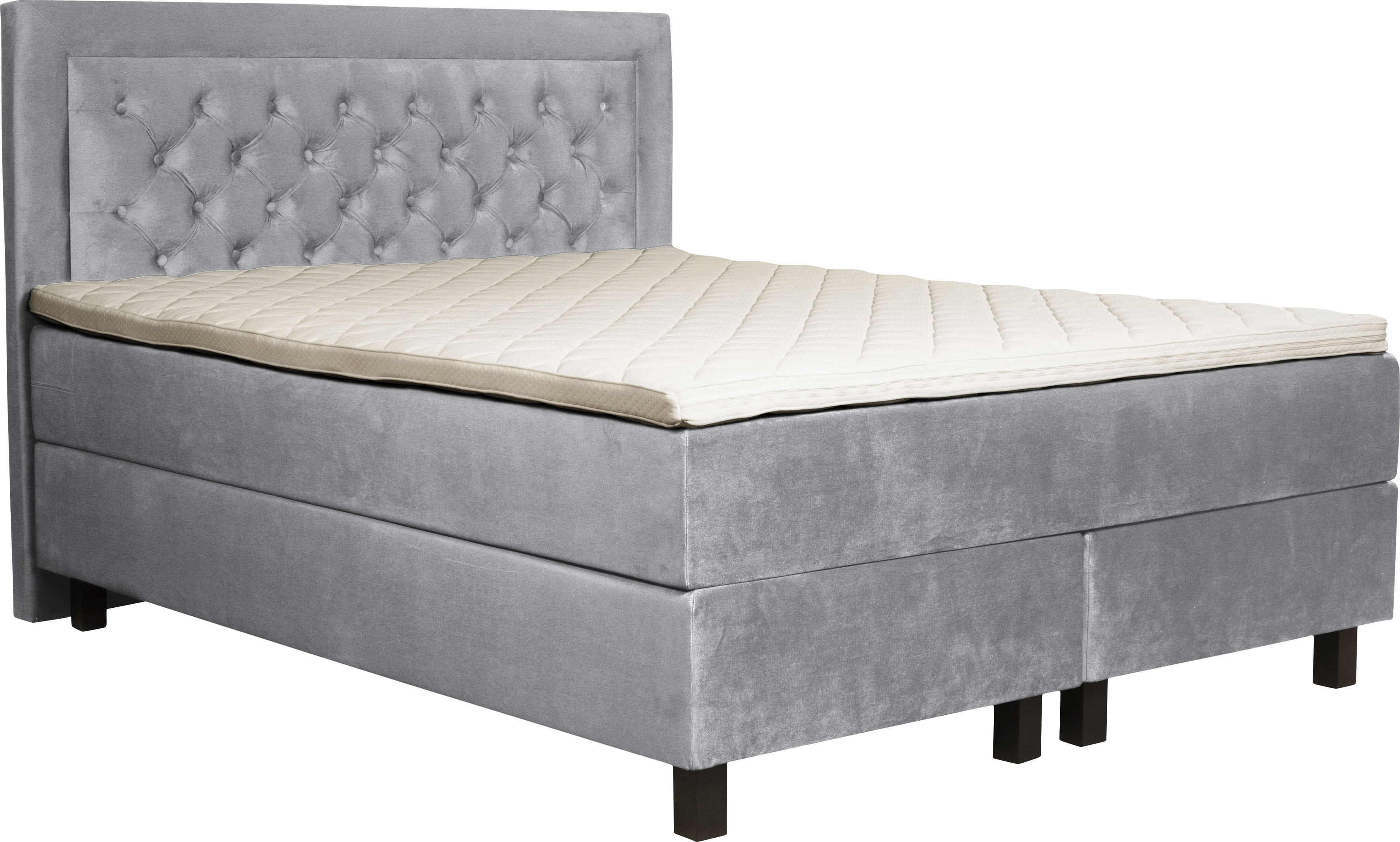 Thumbnail - Leonique Boxspringbett "Jeanne" inkl. Topper mit Taschen-Federkernmatratze