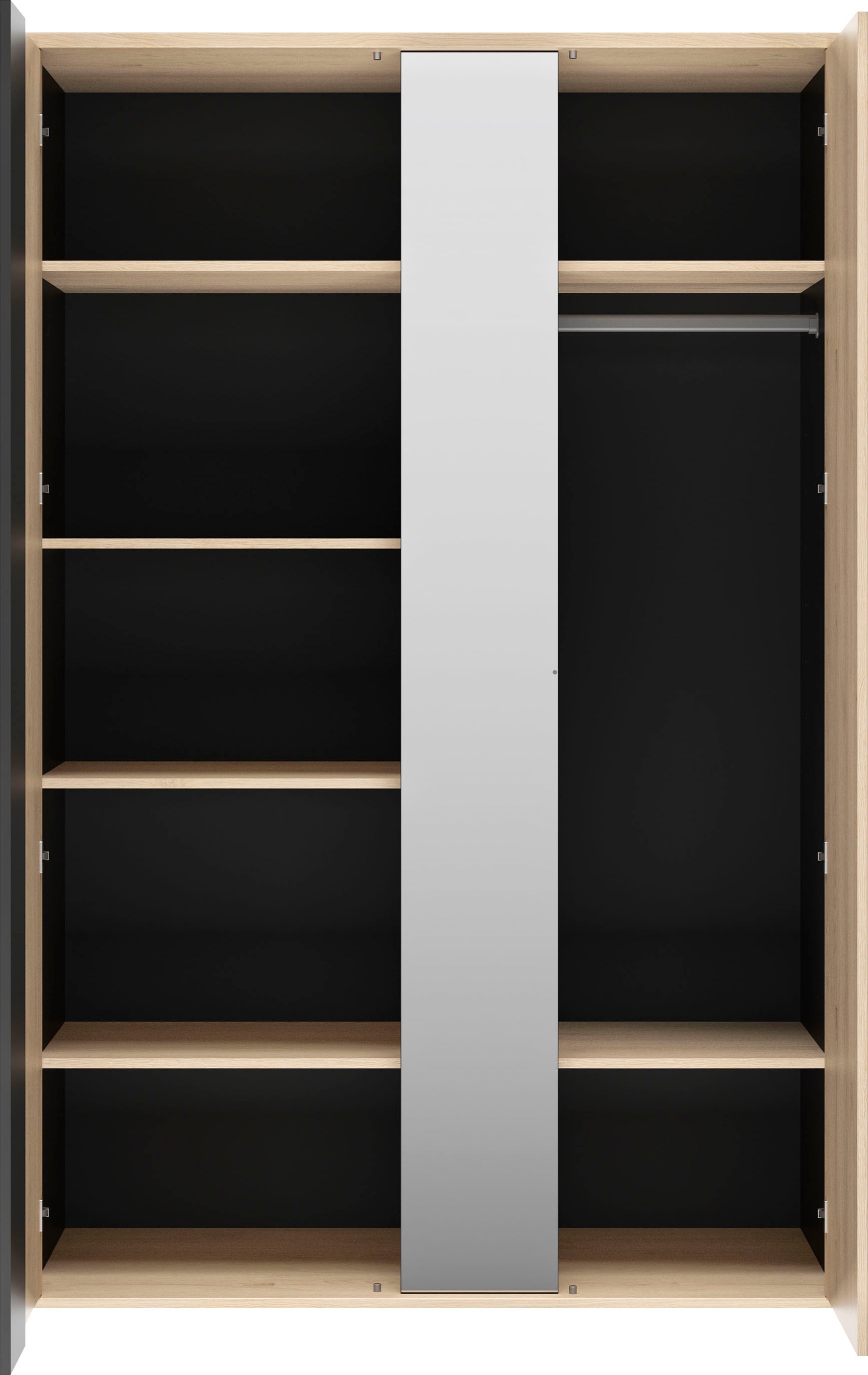 Gami Jugendzimmer-Set »Duplex«, (3 tlg., Kleiderschrank, Kommode, Hochbett)