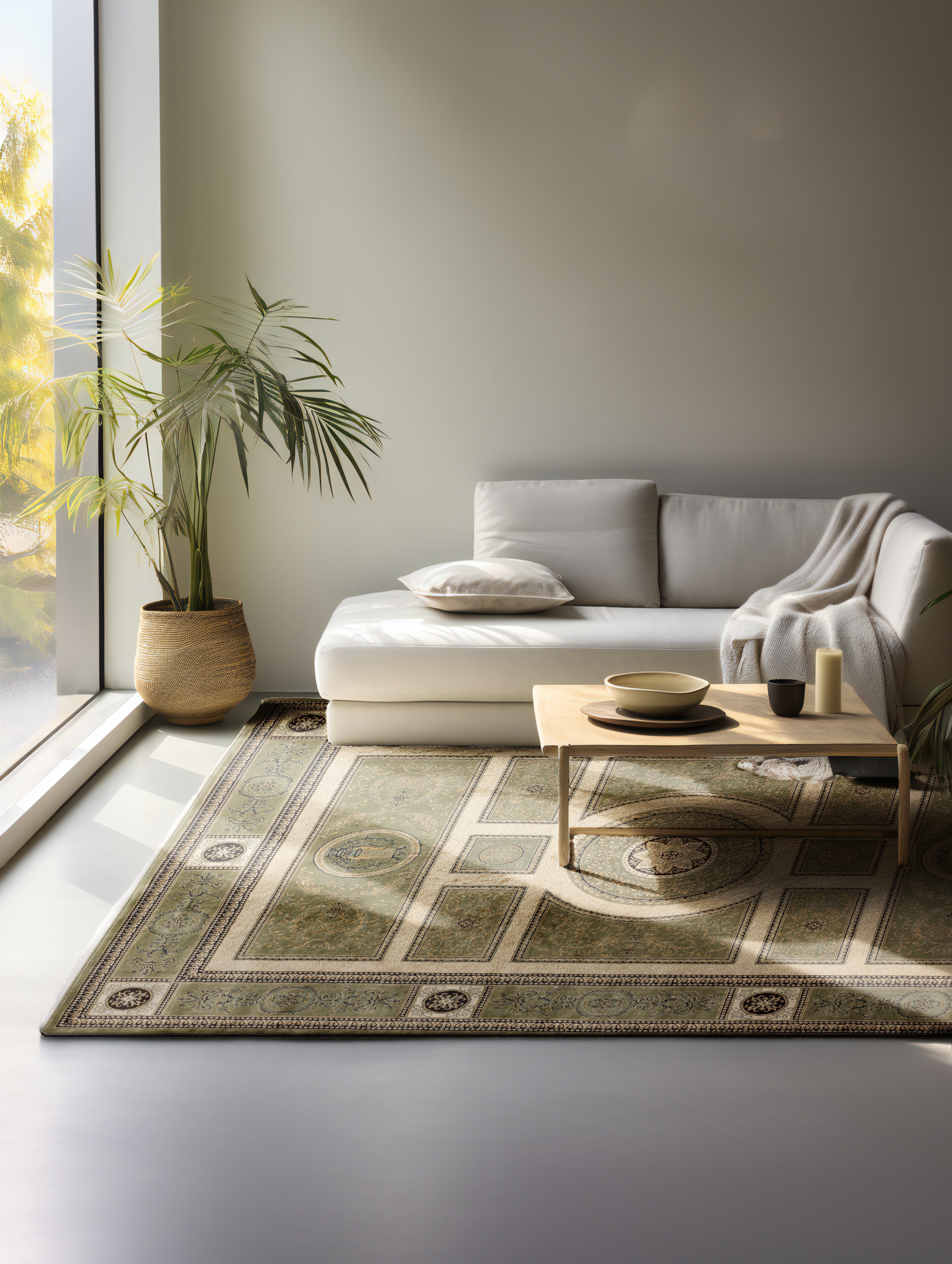 NORTHRUGS "Guzara" rechteckig 8 mm Höhe Orient Optik, Läufer, strapazierfähig, pflegeleicht, robust