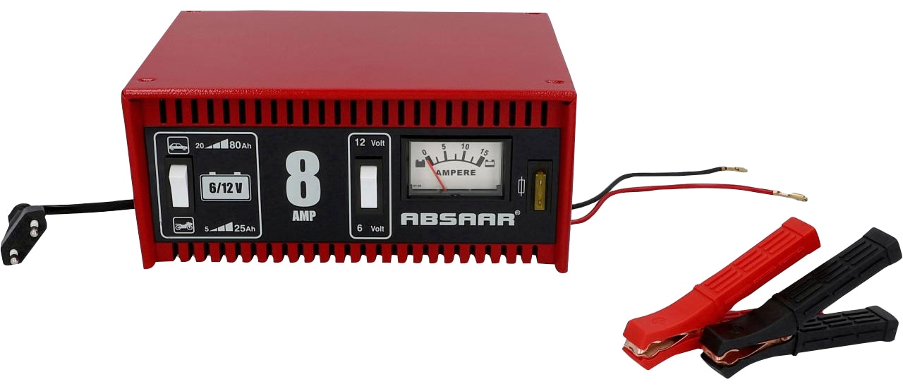 Absaar Batterie-Ladegerät »8A 6/12 V«, 8000 mA