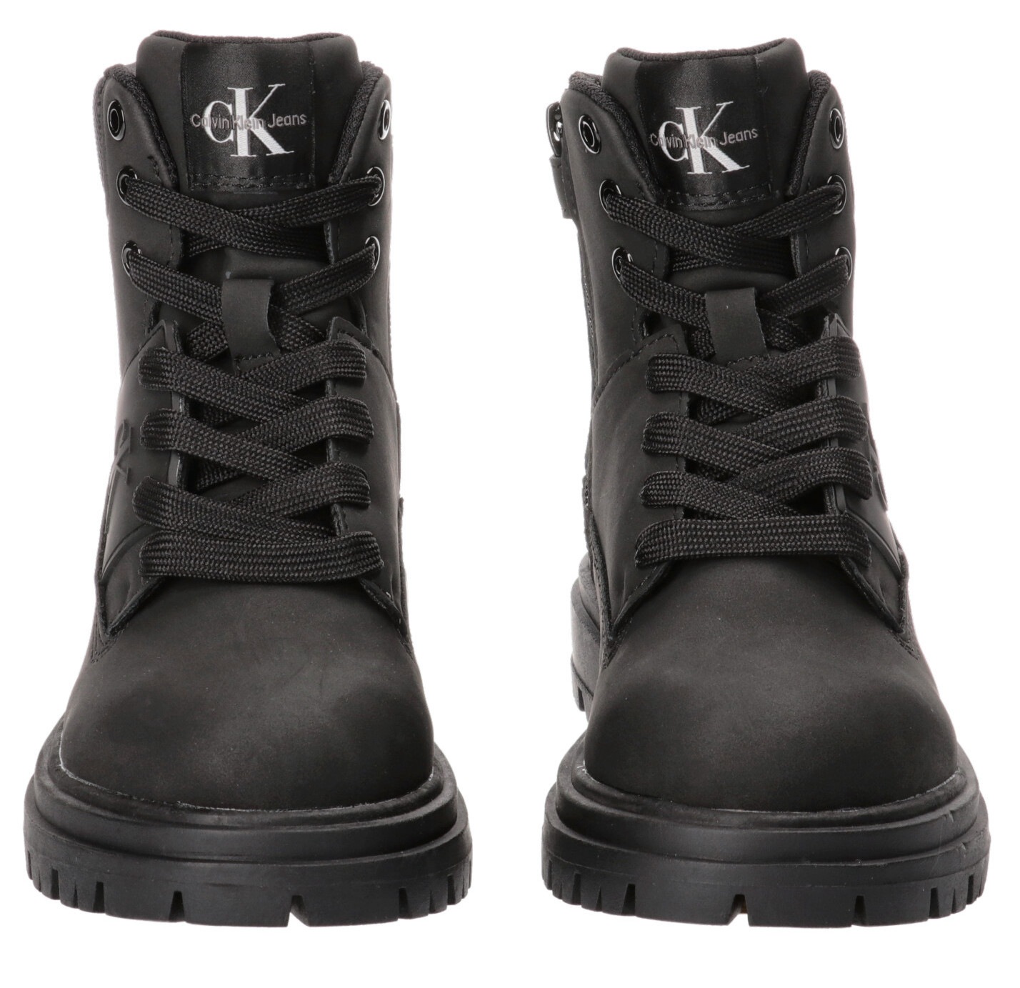Calvin Klein Jeans Schnürboots, Worker Boots, Schnürstiefel, Winterboots mit Blockabsatz