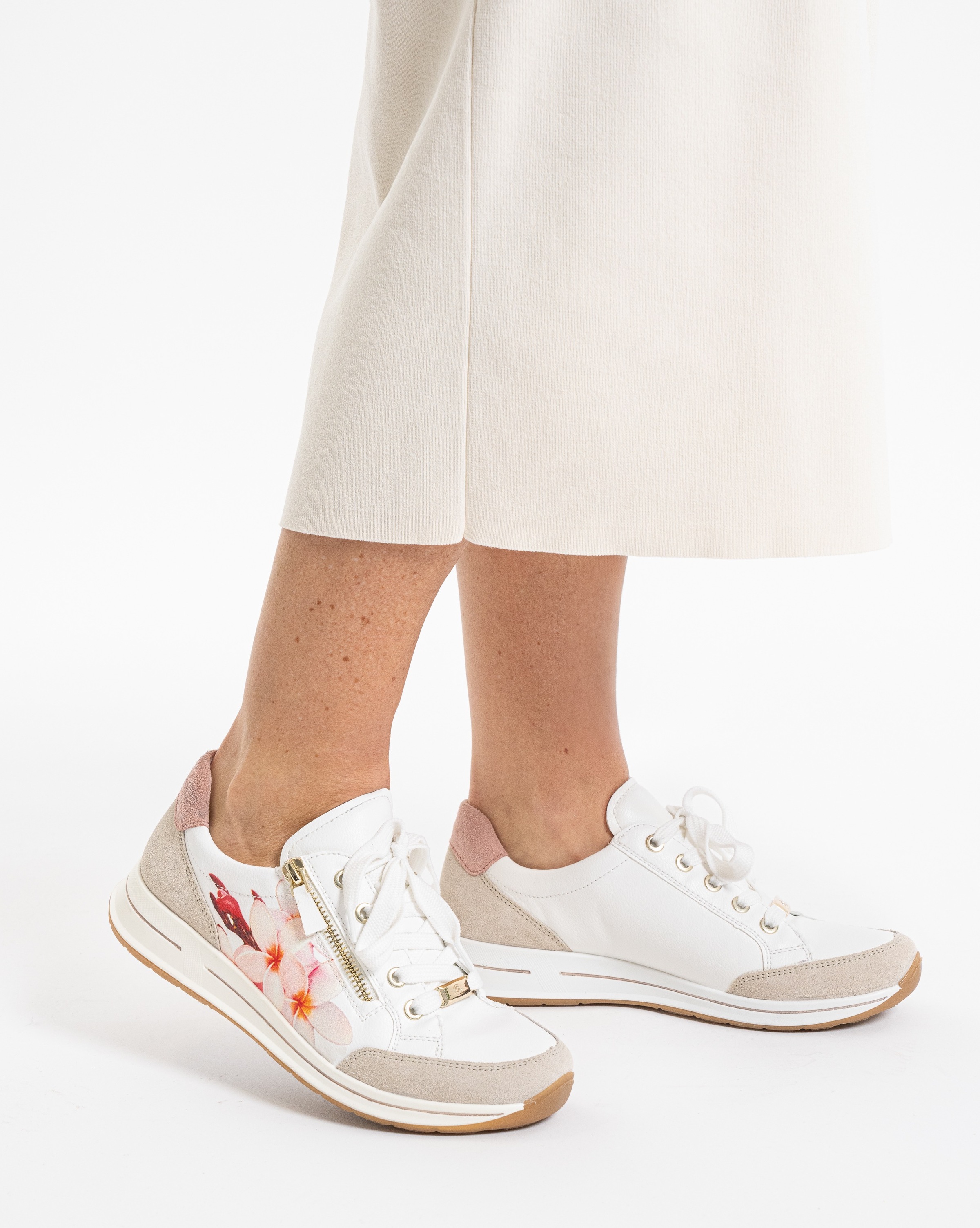 Thumbnail - Ara Sneaker "OSAKA", Keilsneaker, Schnürschuh in Komfortweite H (= sehr weit)