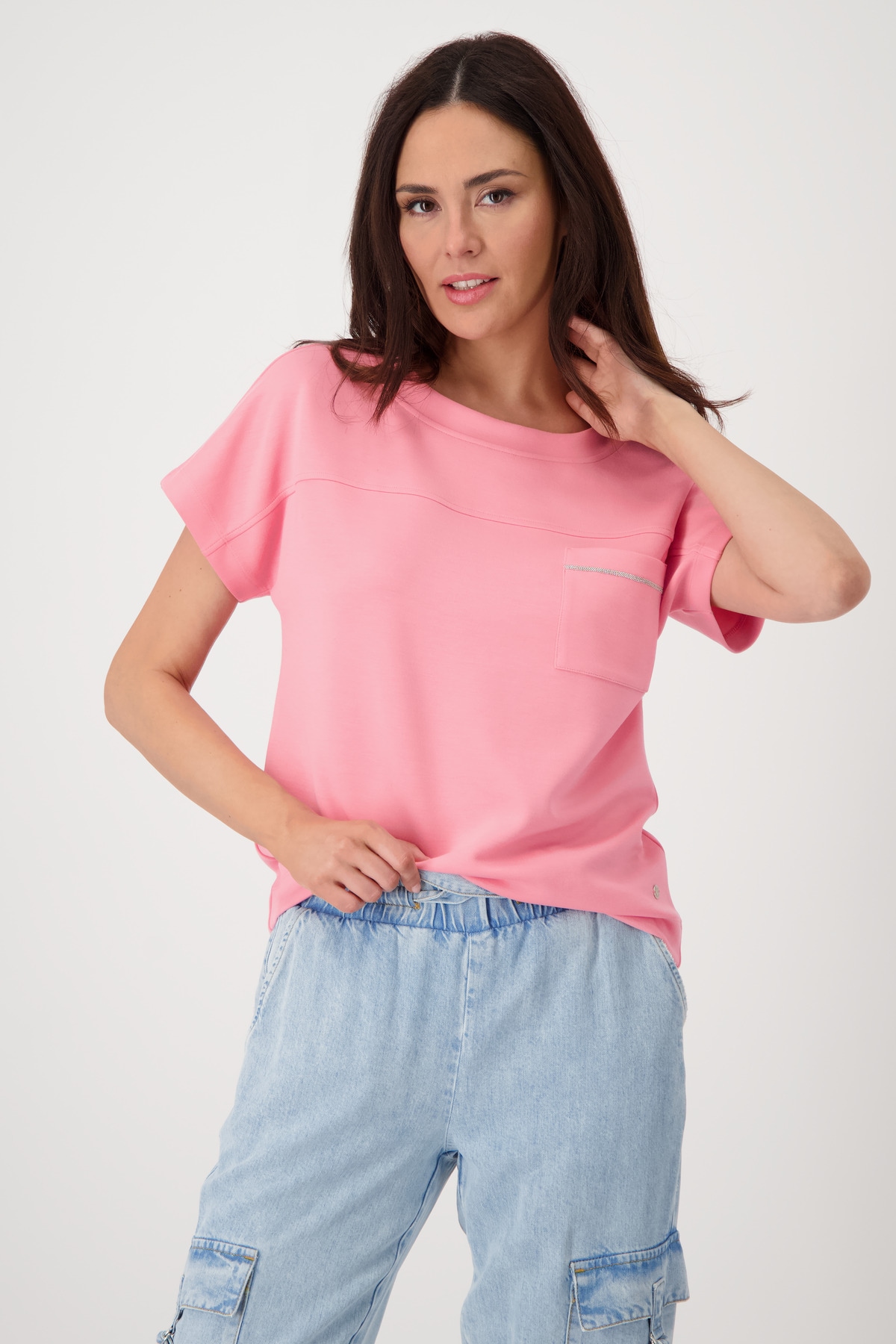 Monari Sweatshirt, mit Glitzertasche günstig online kaufen