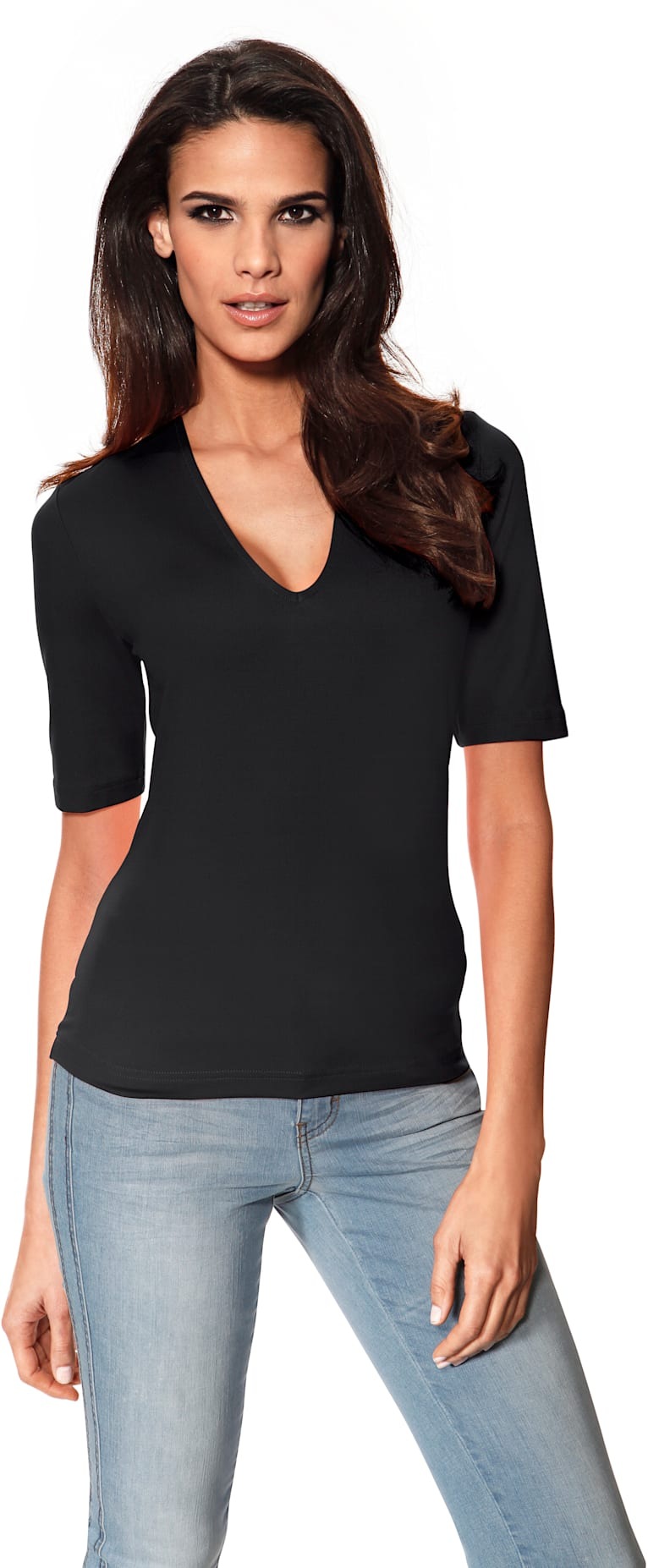 heine V-Shirt "V-Shirt" 1 Stk. günstig online kaufen