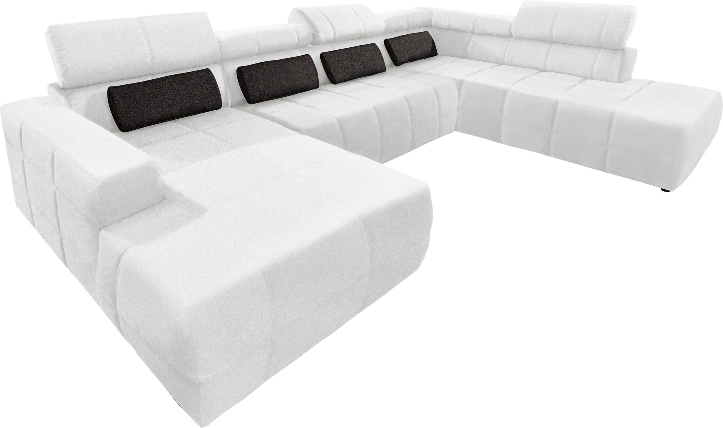 DOMO collection Wohnlandschaft "Brandon, whlw. mit Sitztiefenverstellung, w günstig online kaufen