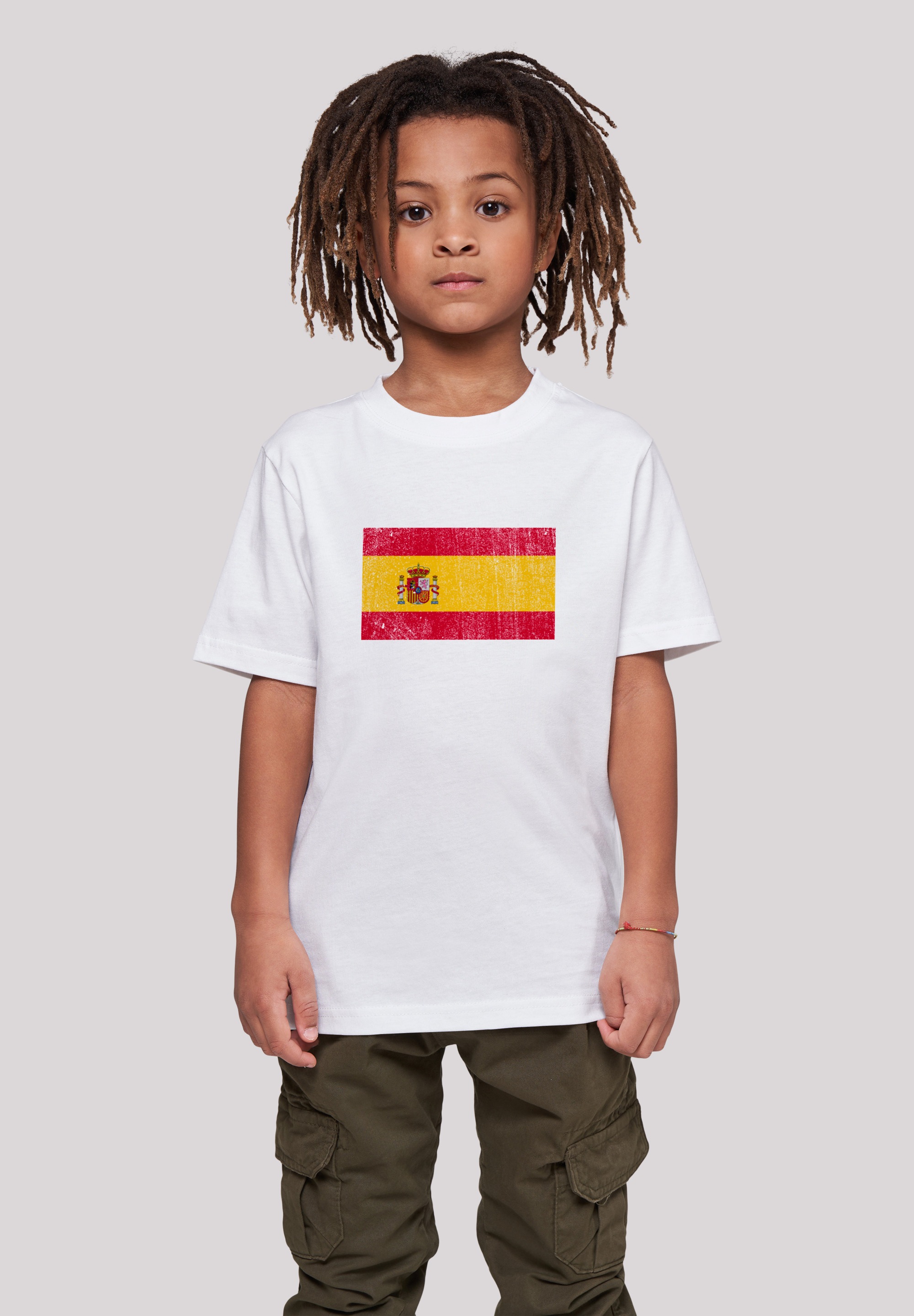 Keine Flagge BAUR Angabe online Spanien | T-Shirt kaufen »Spain distressed«, F4NT4STIC