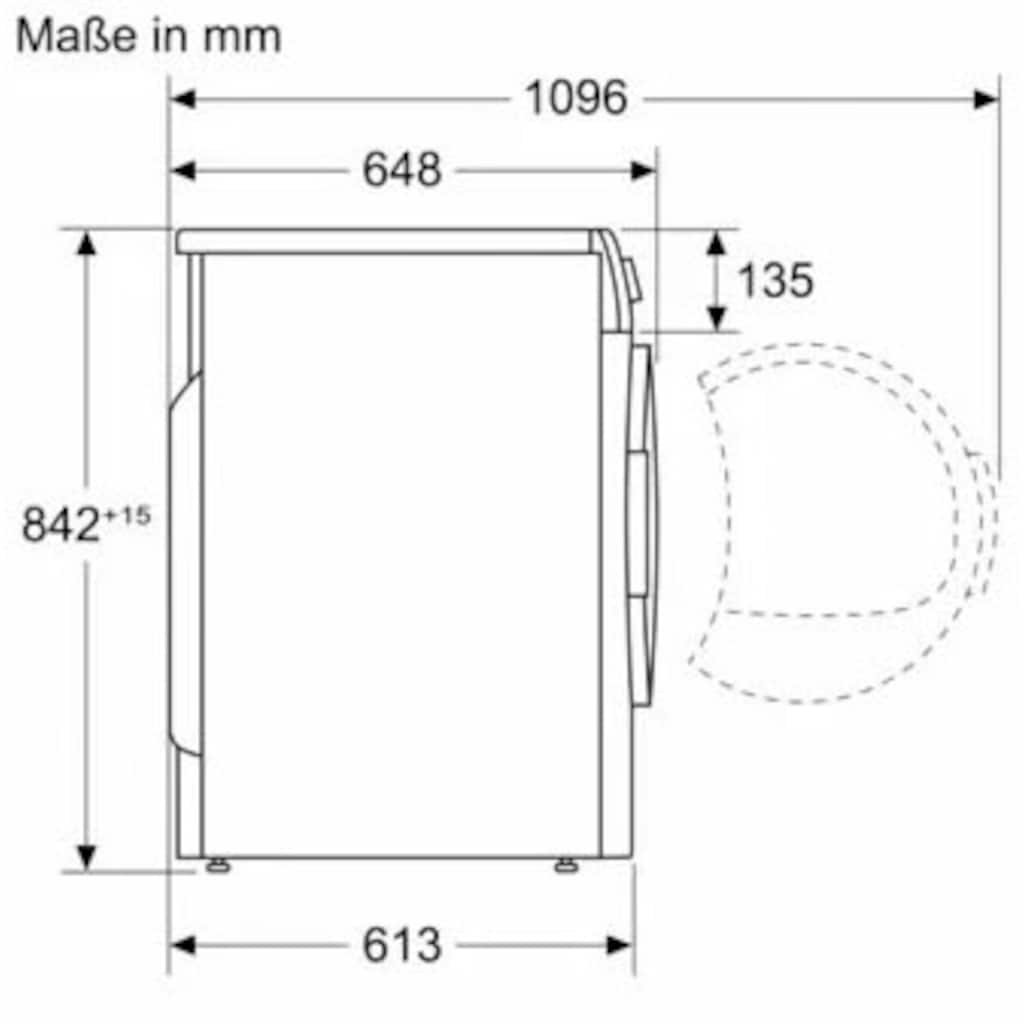 SIEMENS Wärmepumpentrockner »WQ33G2D40«, 8 kg