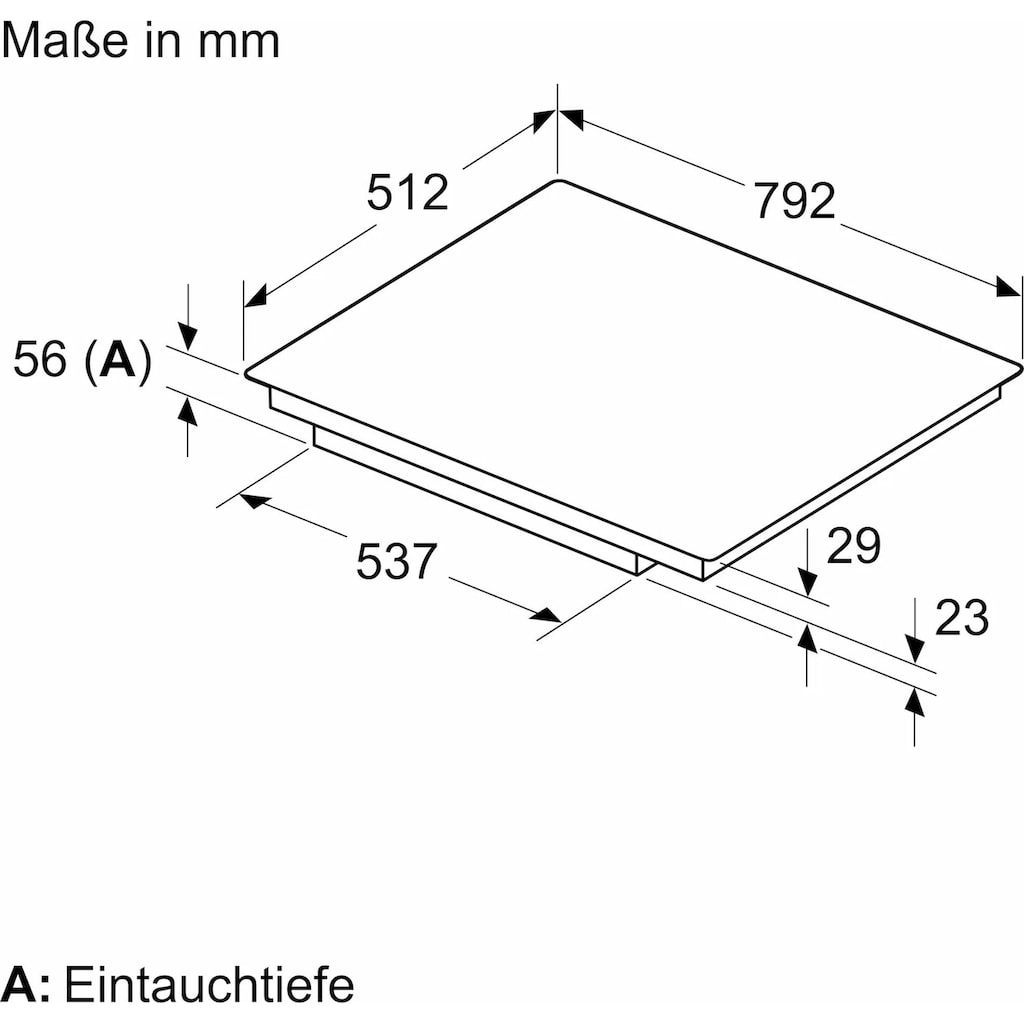 NEFF Induktions-Kochfeld von SCHOTT CERAN® »T58PTF1L0«, T58PTF1L0