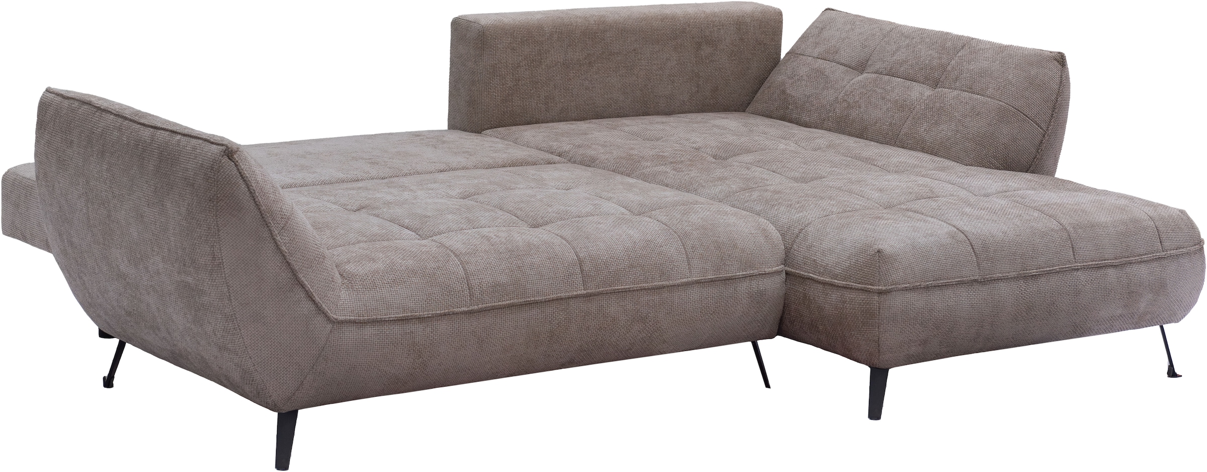 exxpo - sofa fashion Ecksofa »Samoa, bequem und modern, mit Easy-Lift-Bettfunktion, L-Form«, Ecksofa Samoa, inkl. Bettfunktion, Bettkasten und Rückenkissen
