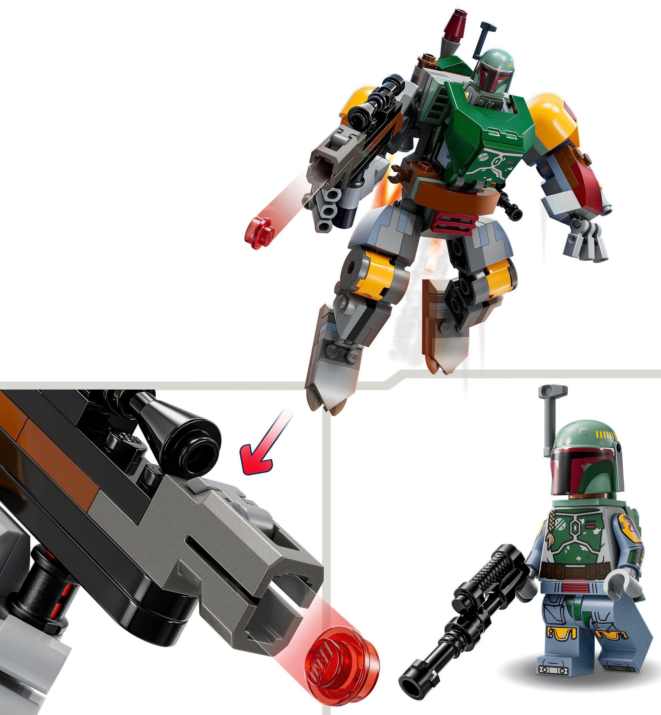 LEGO® Konstruktionsspielsteine »Boba Fett Mech (75369), LEGO® Star Wars™«, (155 St.), Made in Europe