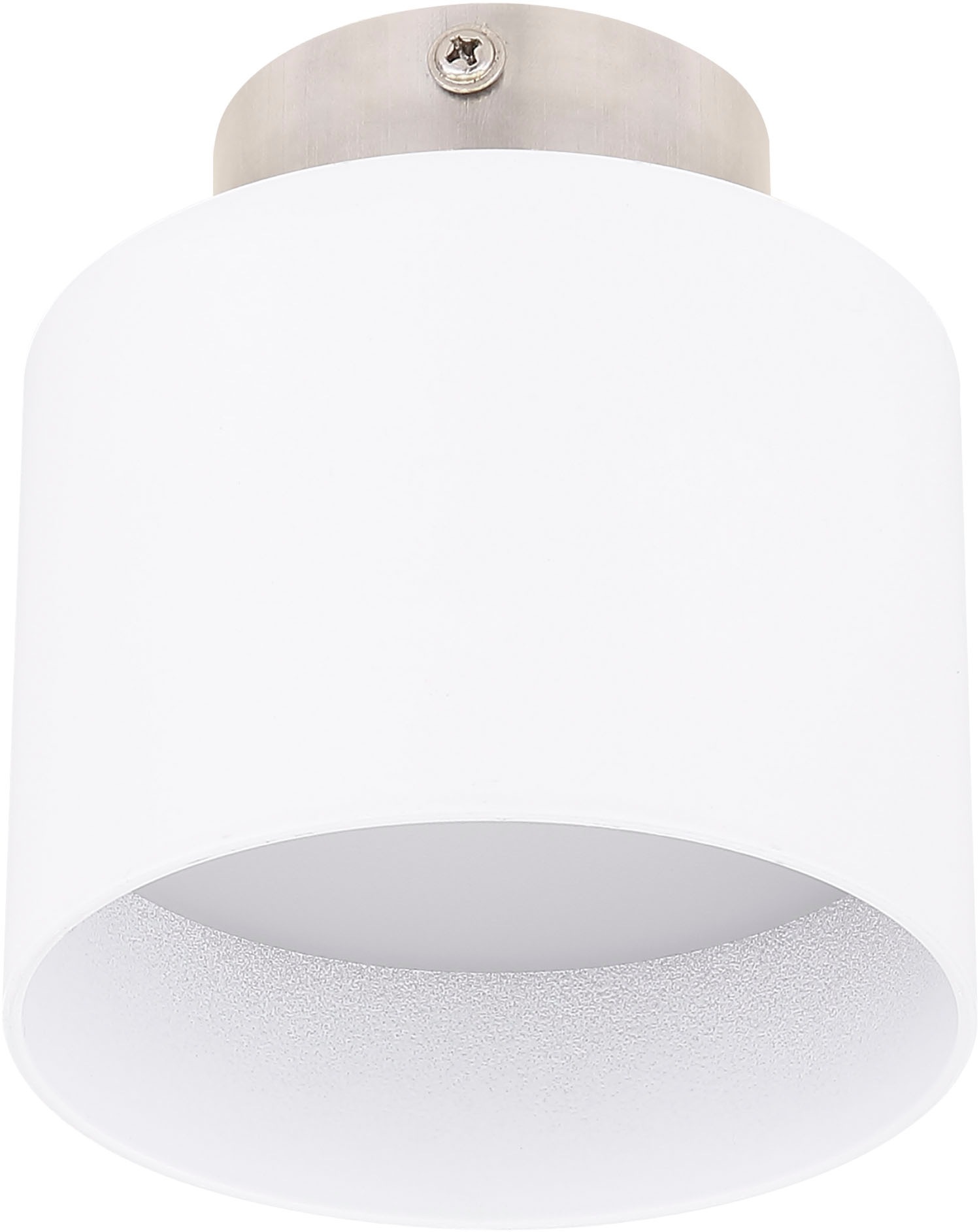 GLOBO LIGHTING Deckenleuchte »JENNY« LED-Modul 1 Stk. Warmweiß Deckenlampe Kunststoff satiniert Hintergrundbeleuchtung 3000K