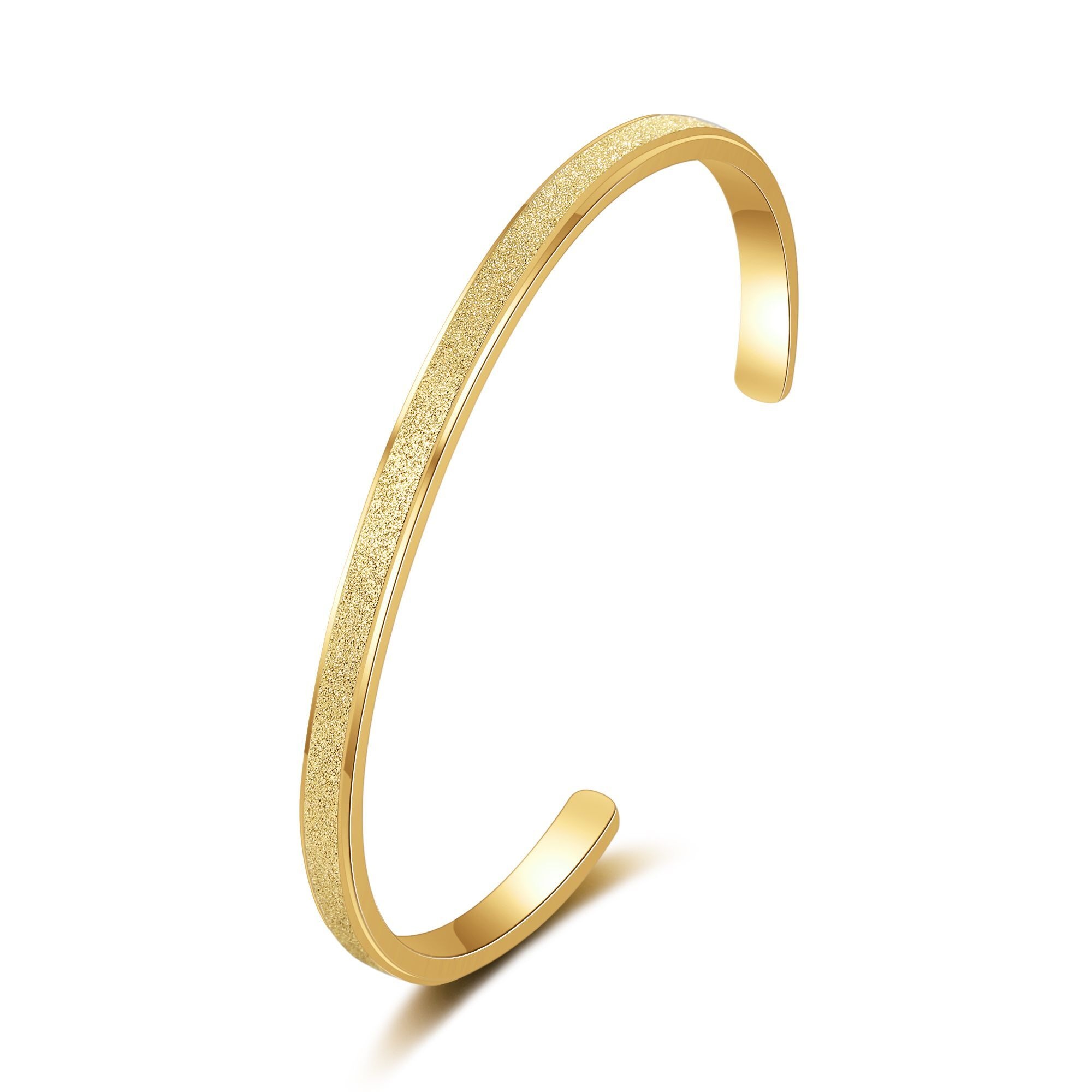 AILORIA Damen Armreif "Armreif AURÉLIE", Edelstahl, gold, Edelstahl, Armbänder