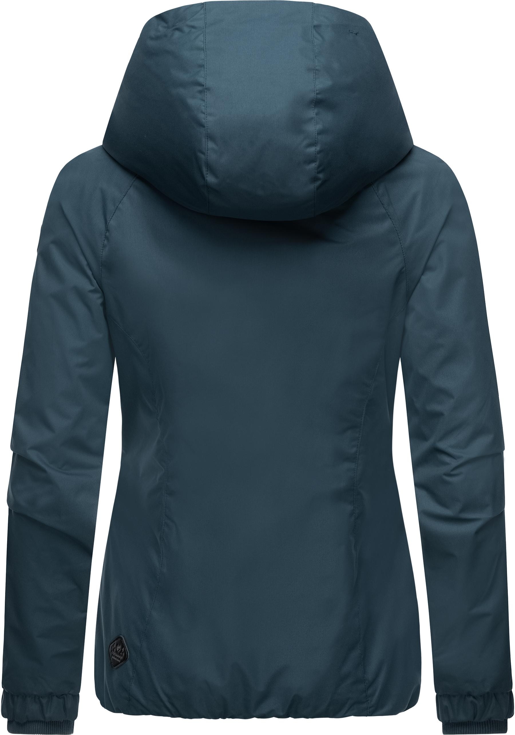 Ragwear Outdoorjacke »Dizzie«, mit Kapuze, Wasserdichte Übergangsjacke mit großer Kapuze