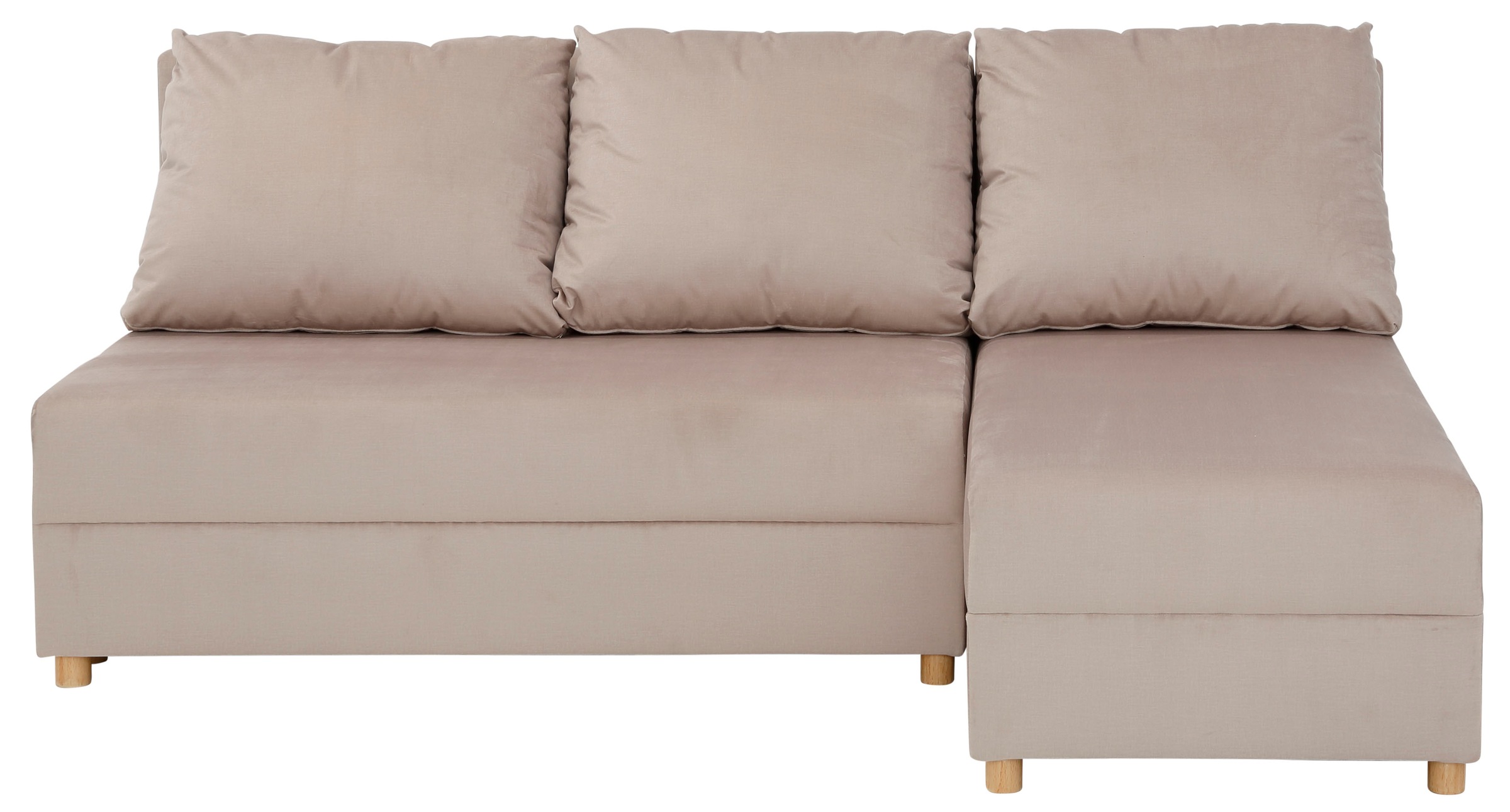 INOSIGN Ecksofa »Mick L-Form«, Longchair links/rechts montierbar, wahlweise mit Bettfunktion