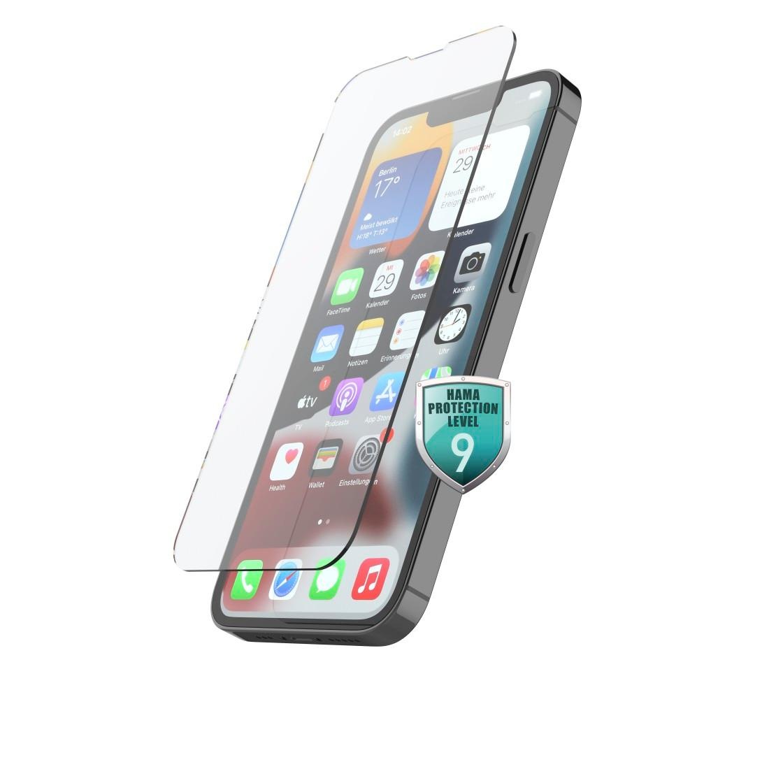 Hama Displayschutzglas »Echtglas Displayschutz "Premium Crystal Glass" für iPhone 14 Pro«, für Apple iPhone 14 Pro