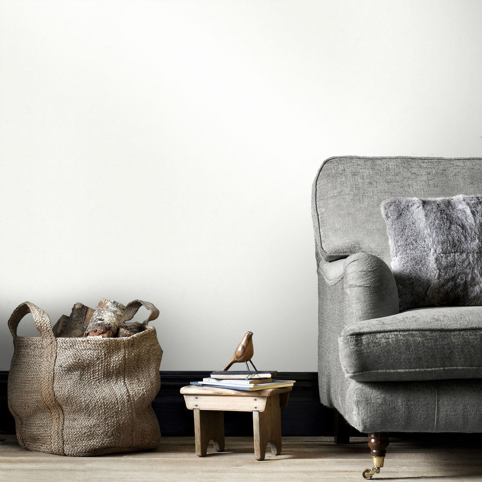 Boutique Vliestapete »Tranquill Uni«, uni, Taupe - 10mx52cm