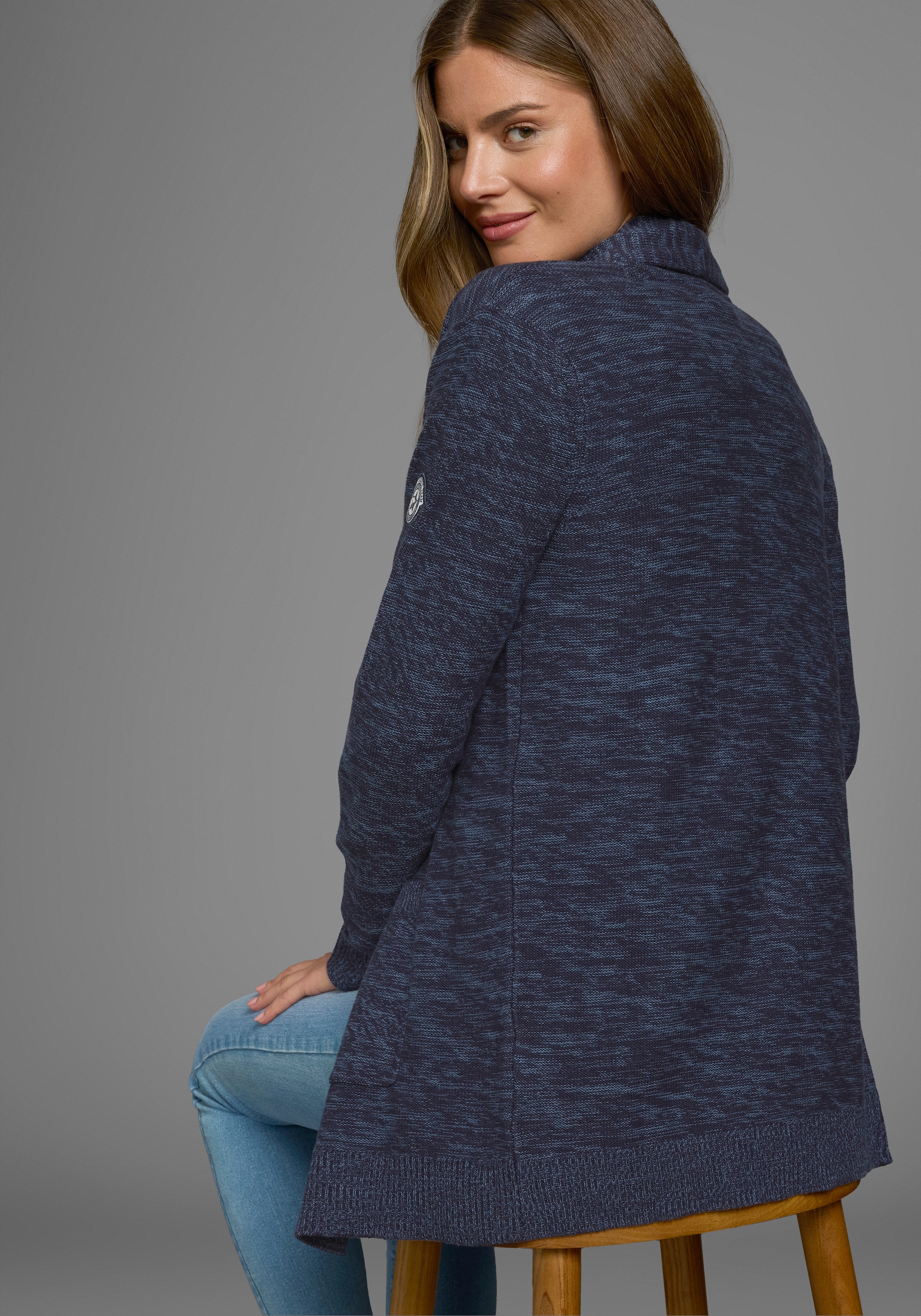 KangaROOS Strickjacke, in melierter Optik günstig online kaufen