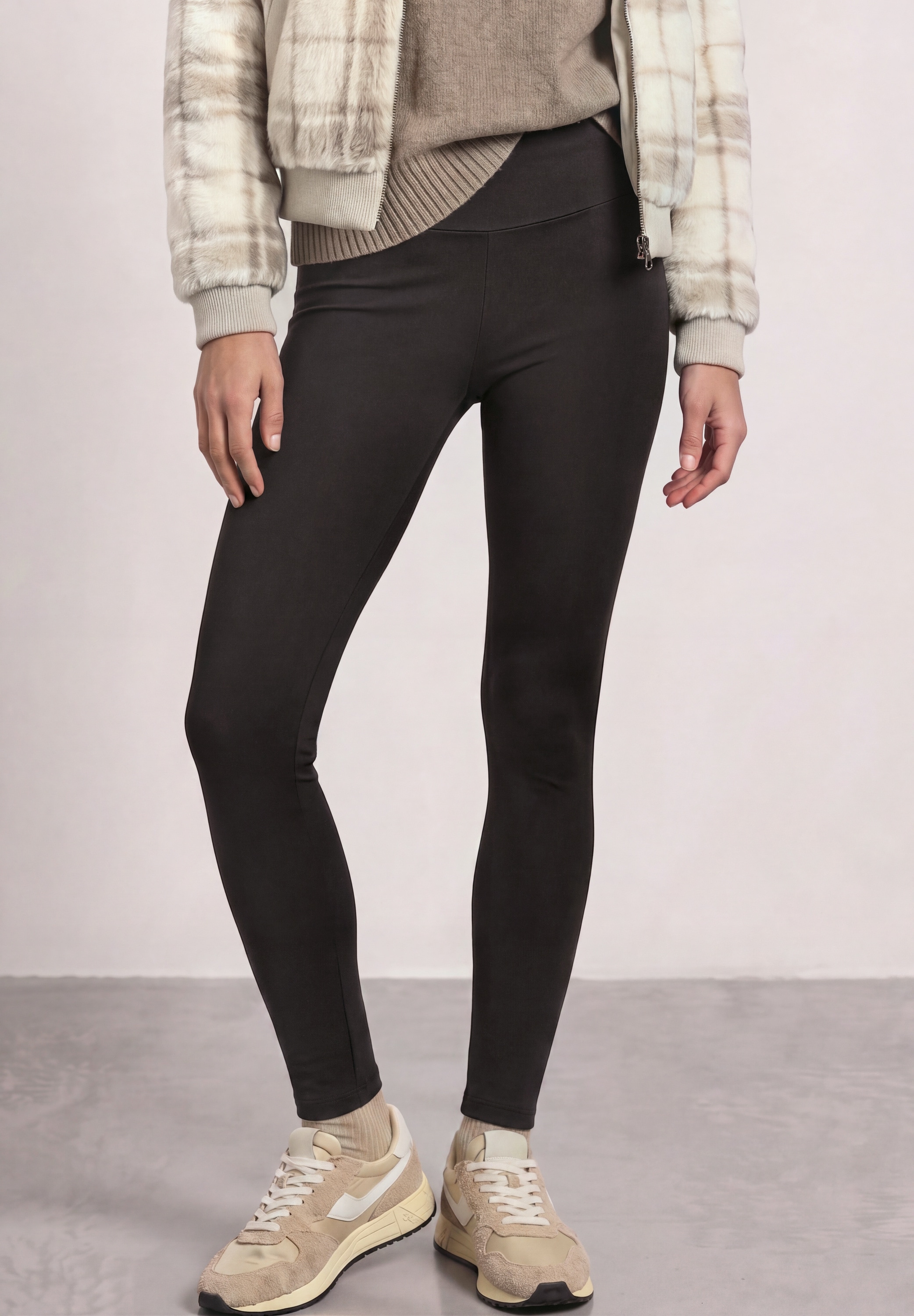 STREET ONE Leggings  softer Materialmix