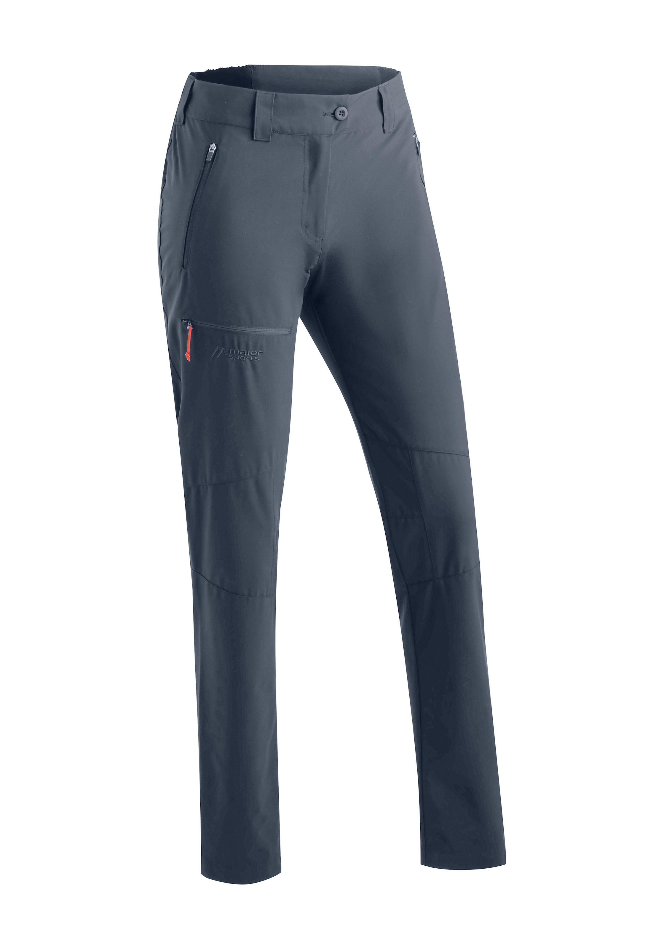 MAIER SPORTS Damen Outdoorhose "Lulaka Loop", blau, Gr. 42, 100% Polyester, Hosen, Damen Wanderhose, atmungsaktive Funktionshose, Regular Fit
