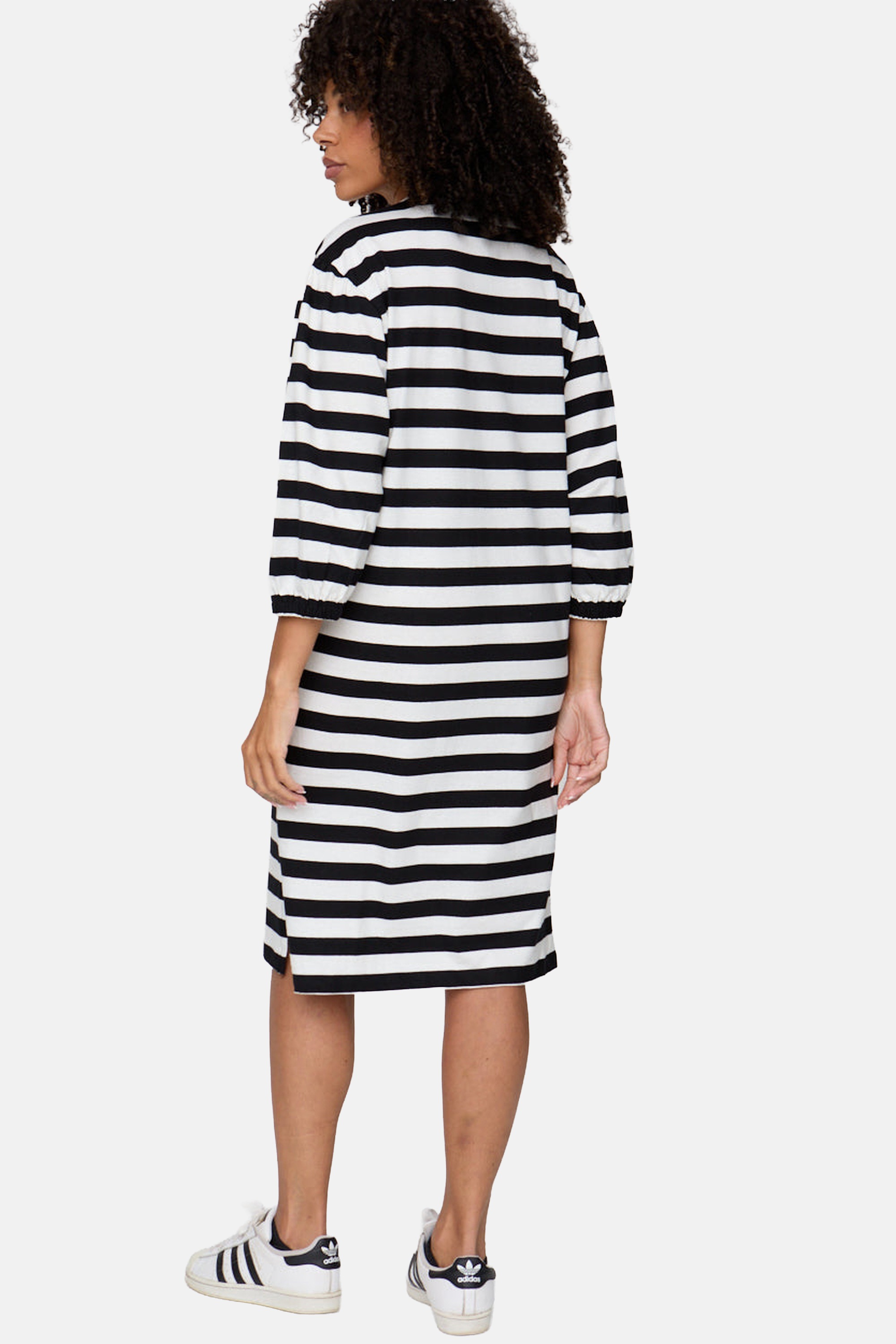 Turtledove London Midikleid »Rosa Bold Stripe Print Midi Dress Damen«