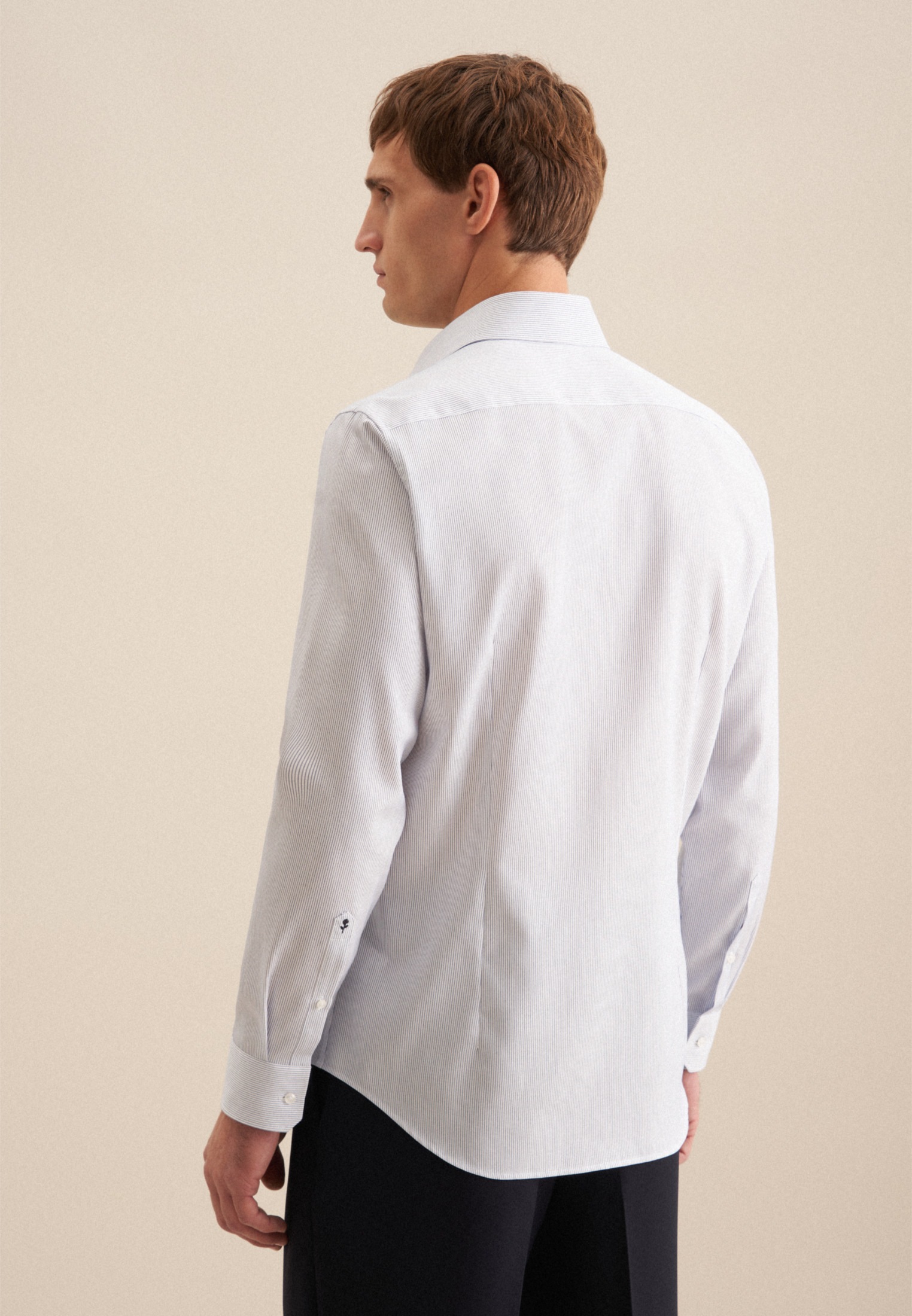 seidensticker Businesshemd "Slim", Slim Langarm Kentkragen Streifen günstig online kaufen