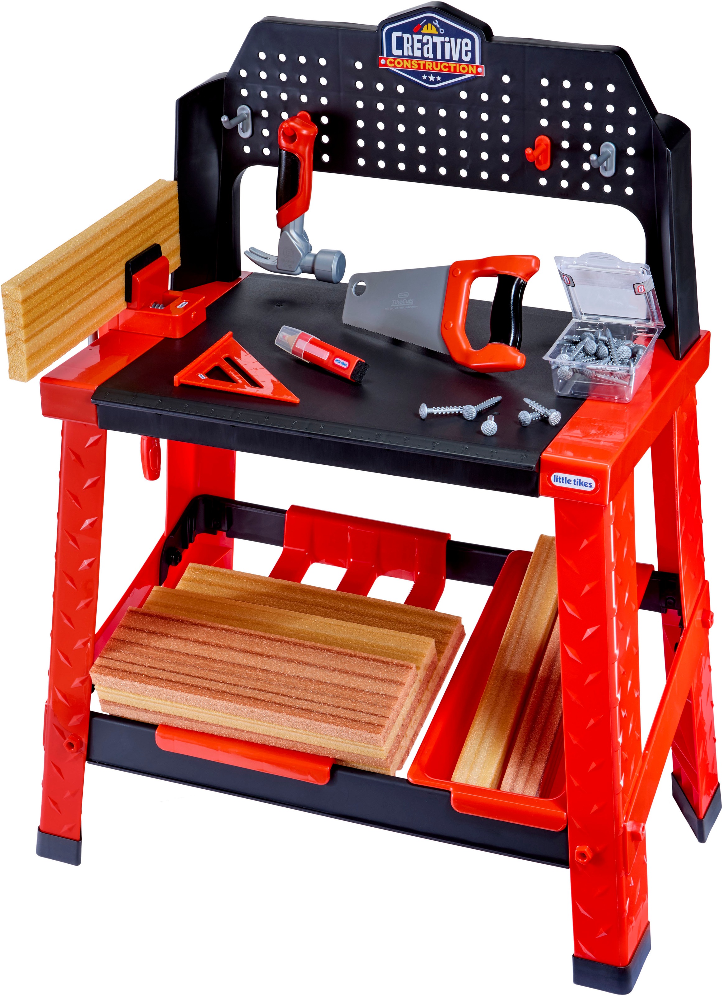 Little Tikes® Spielwerkbank »Creative Construction - Werkbank«, mit Zubehör