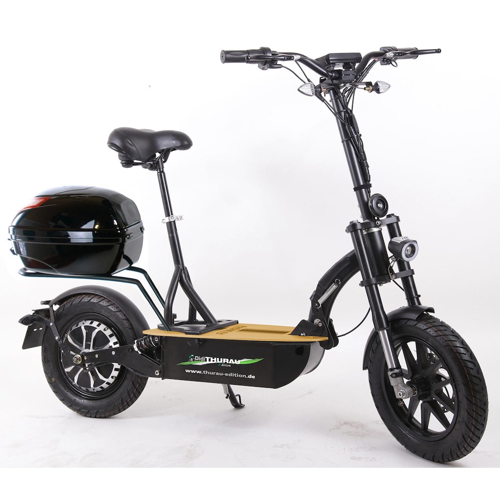 Forca E-Scooter »Elektroroller "Eco-Tourer Speed" 45 km/h Safety Plus«, 45 km/h, 40 km, mit STVZO-Zulassung
