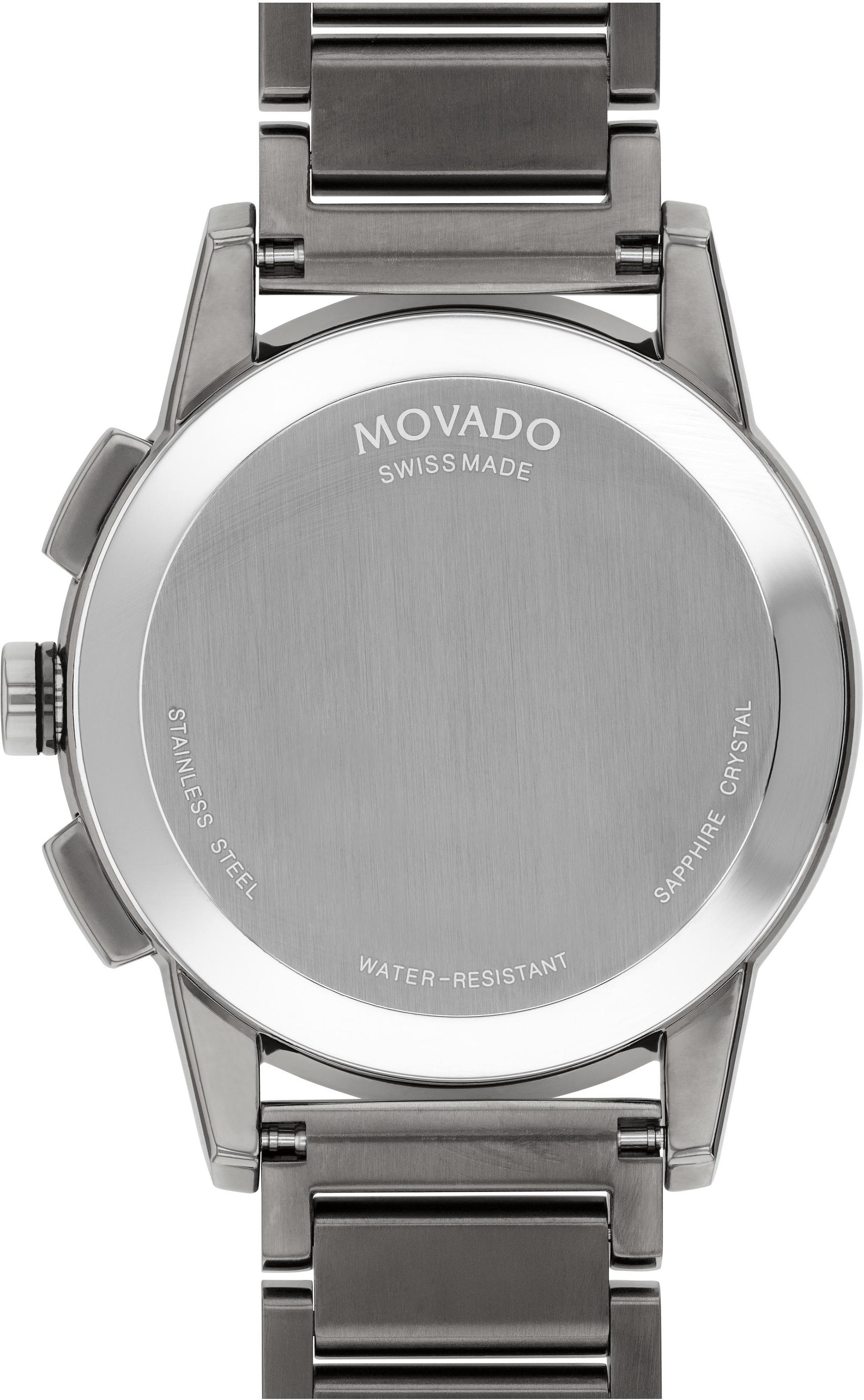 MOVADO Chronograph »MUSEUM, 0607624«, Quarzuhr, Armbanduhr, Herrenuhr, Swiss Made, Stoppfunktion