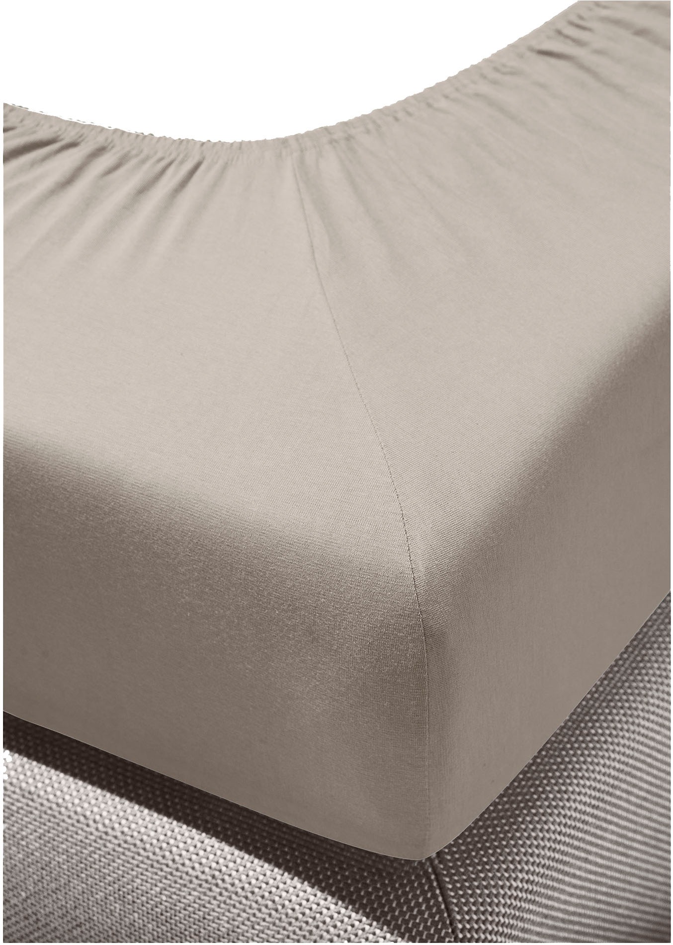 Thumbnail - BIERBAUM Spannbettlaken "Biber, kuschelig warm im Winter" 100% Baumwolle, pflegeleicht, für Matratzen bis 20 cm Höhe