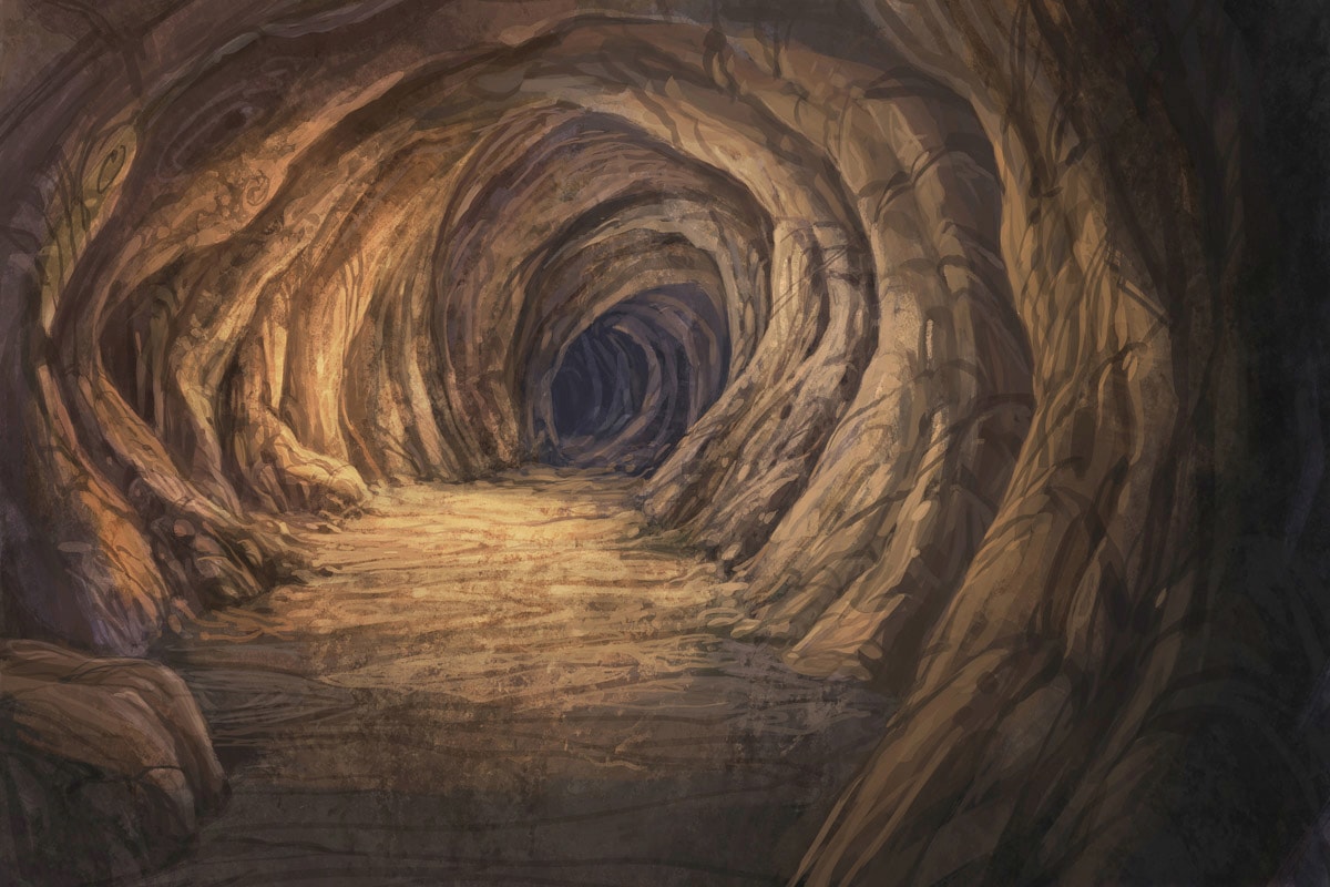 Papermoon Fototapete "Steinhöhle"