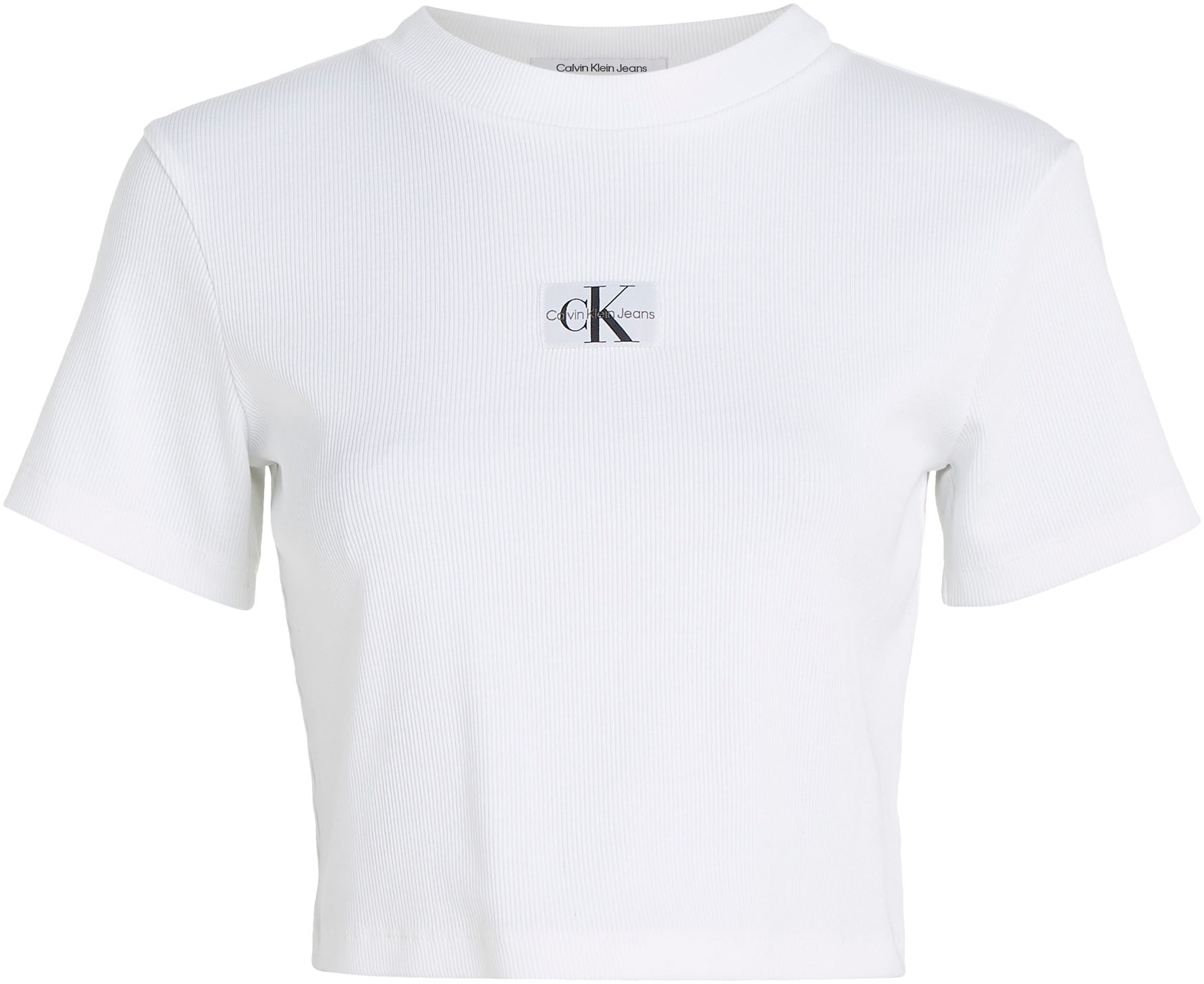 Calvin Klein Jeans T-Shirt »BADGE | kaufen BAUR SLEEVE SHORT für TEE« RIB