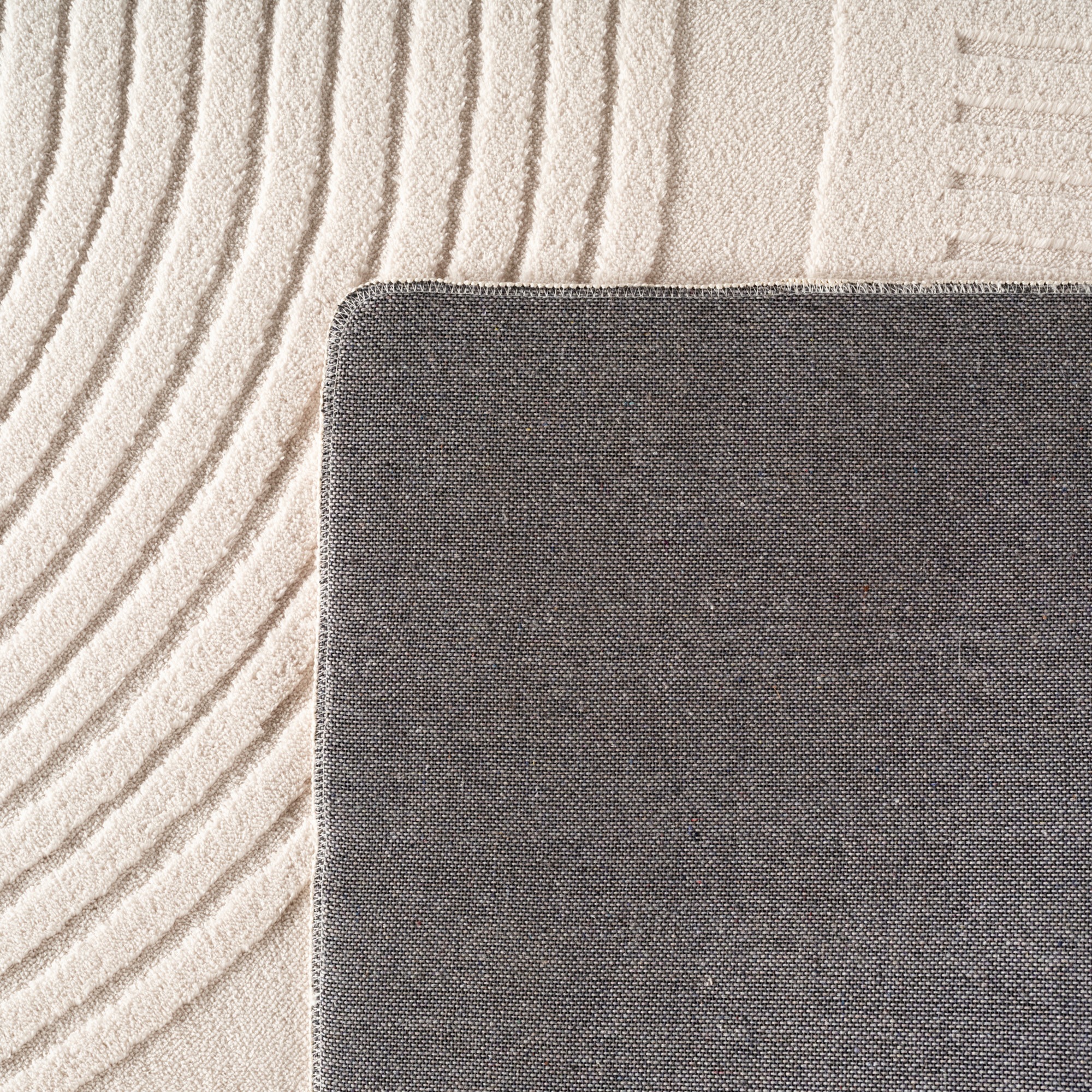 Teppich AYYILDIZ TEPPICHE "POMPEI 1612", beige (creme), B:120cm H:12mm L:170cm, Microfaser, Teppiche, Teppich, Läufer, pflegeleichte Oberfläche, leicht zu reinigen, Kurzflor 2